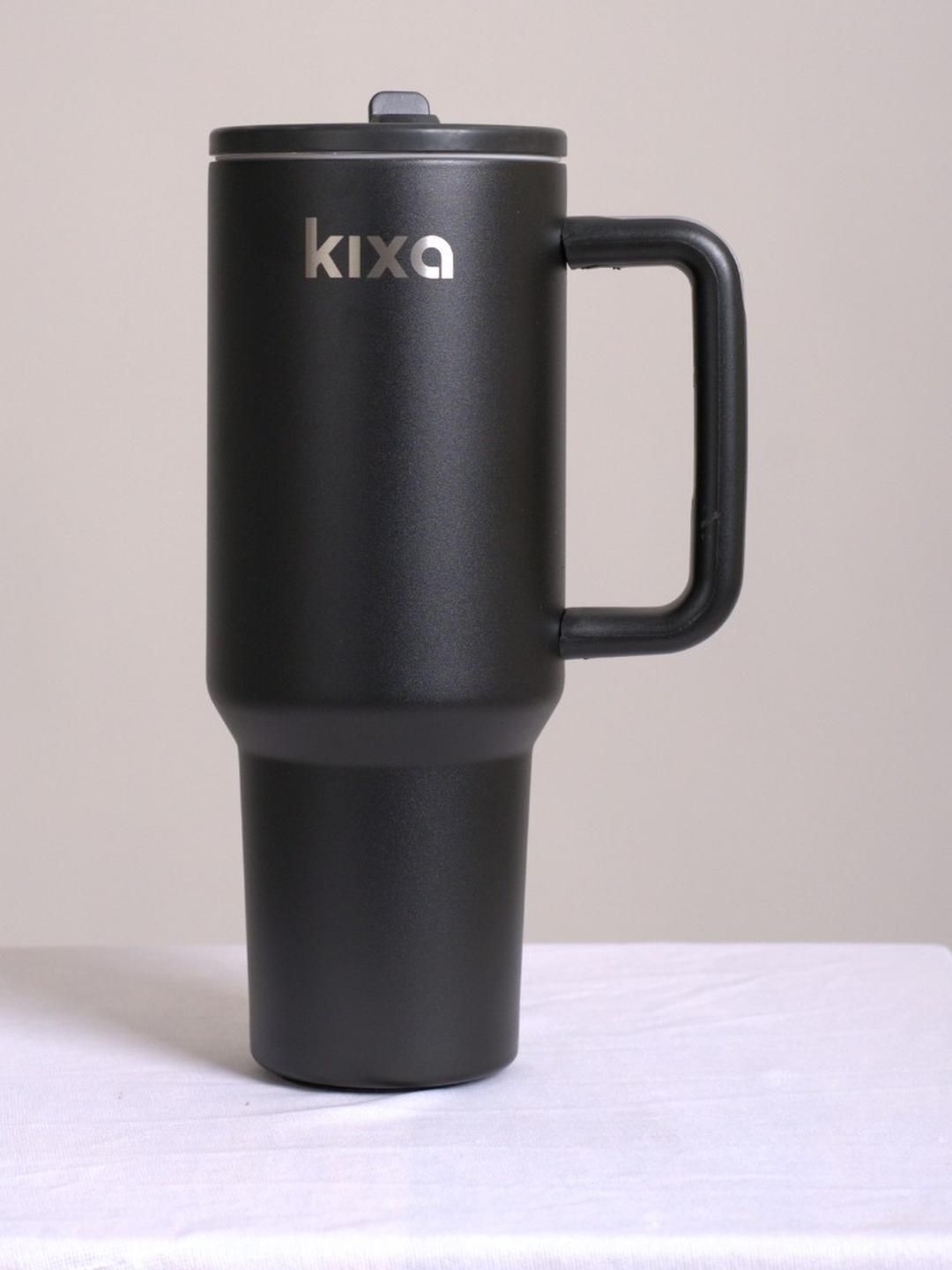 Kixa Black Single Stainless Steel Solid Double Wall Vacuum Water Bottle-picture-40