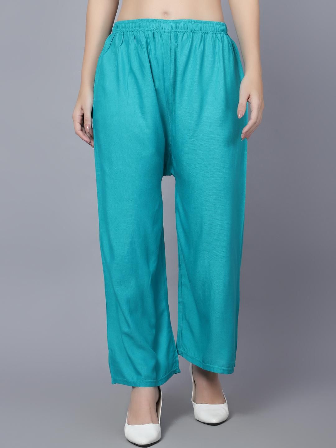 Mytrendzs Women Solid Palazzos-picture-11