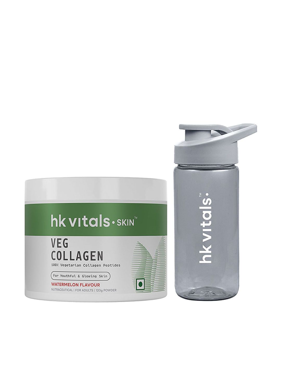 HK VITALS Set Of 2 Veg Collagen Supplement- 120 g- Watermelon With Sipper-picture-25