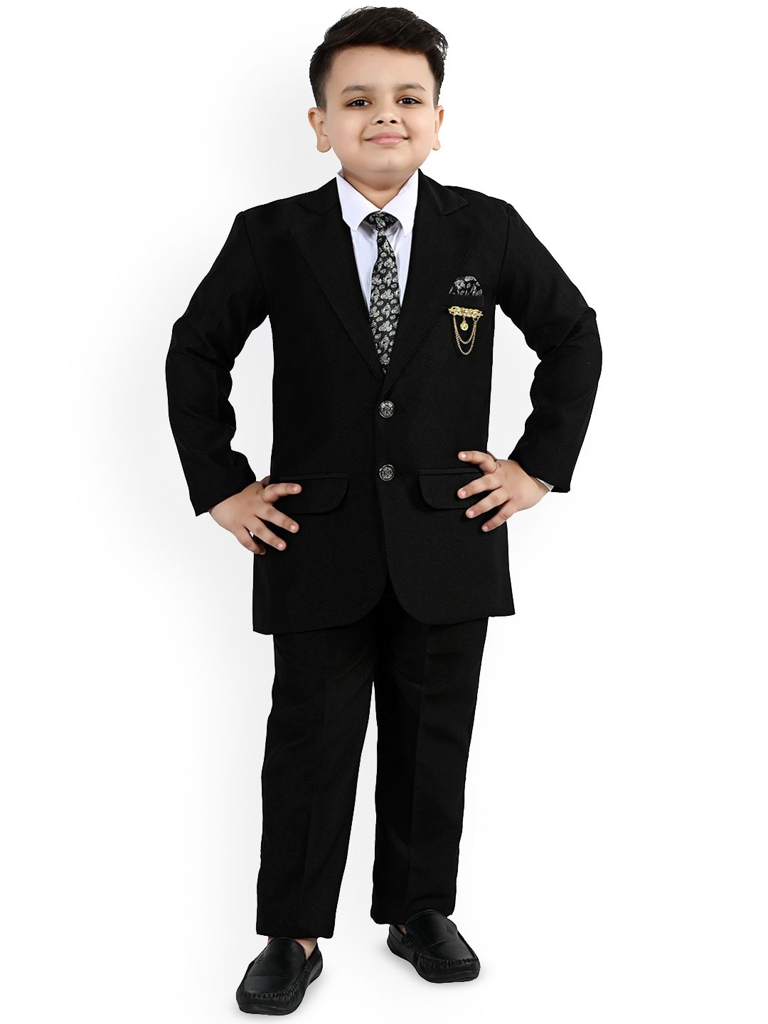 Sangria Boys Single-Breasted Pant Suit-image-17