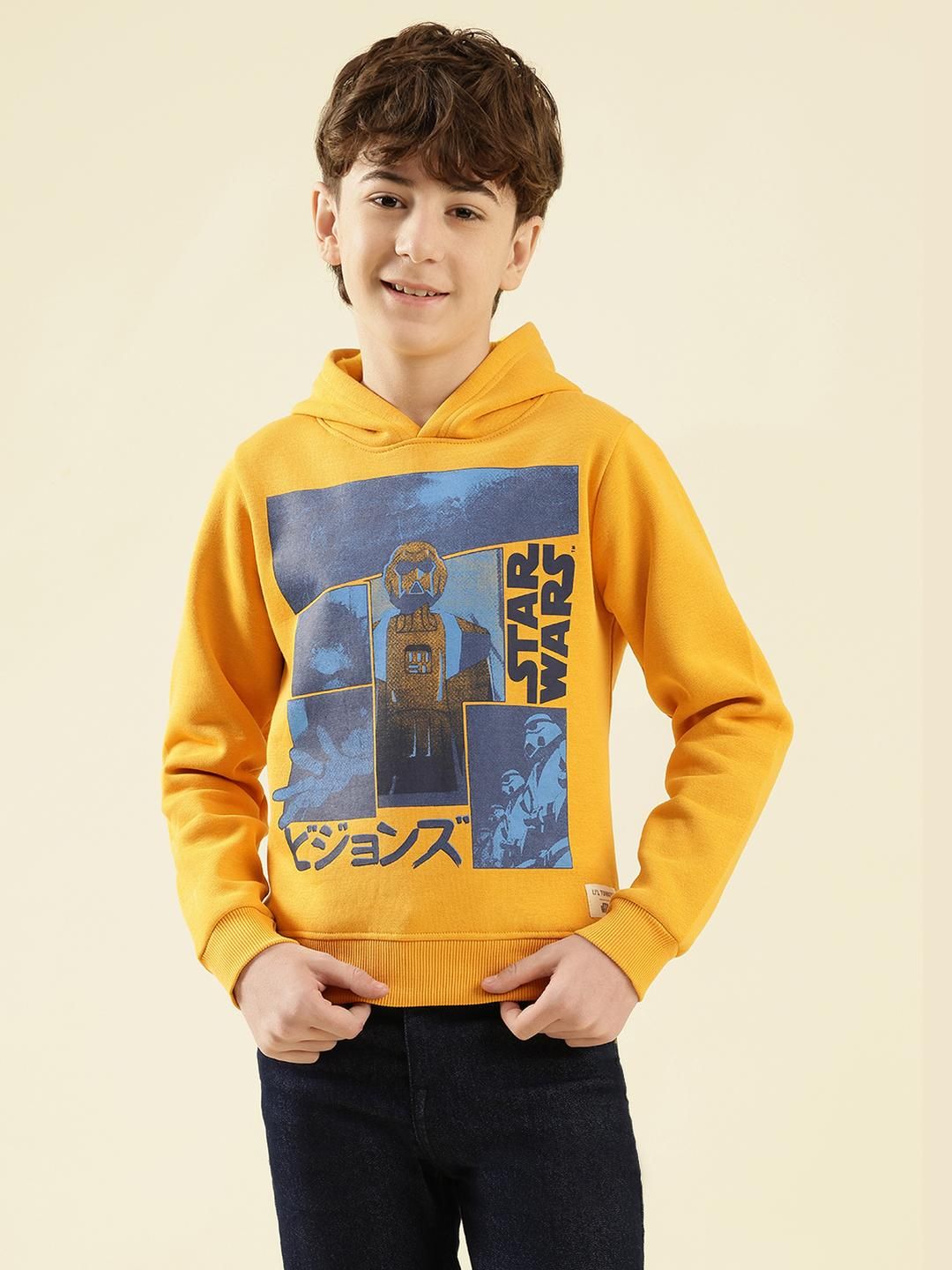 Lil Tomatoes Boys Printed Hooded Sweatshirt-picture-24