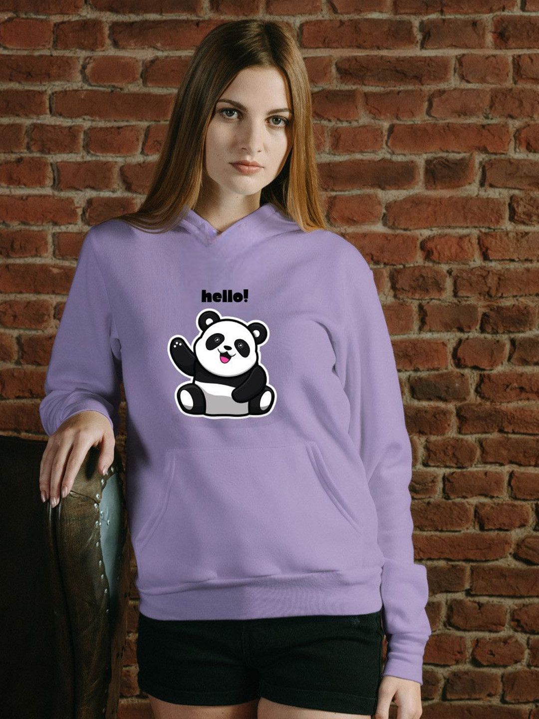 Povaxpo Women Printed Fleece Hooded Sweatshirt-picture-13