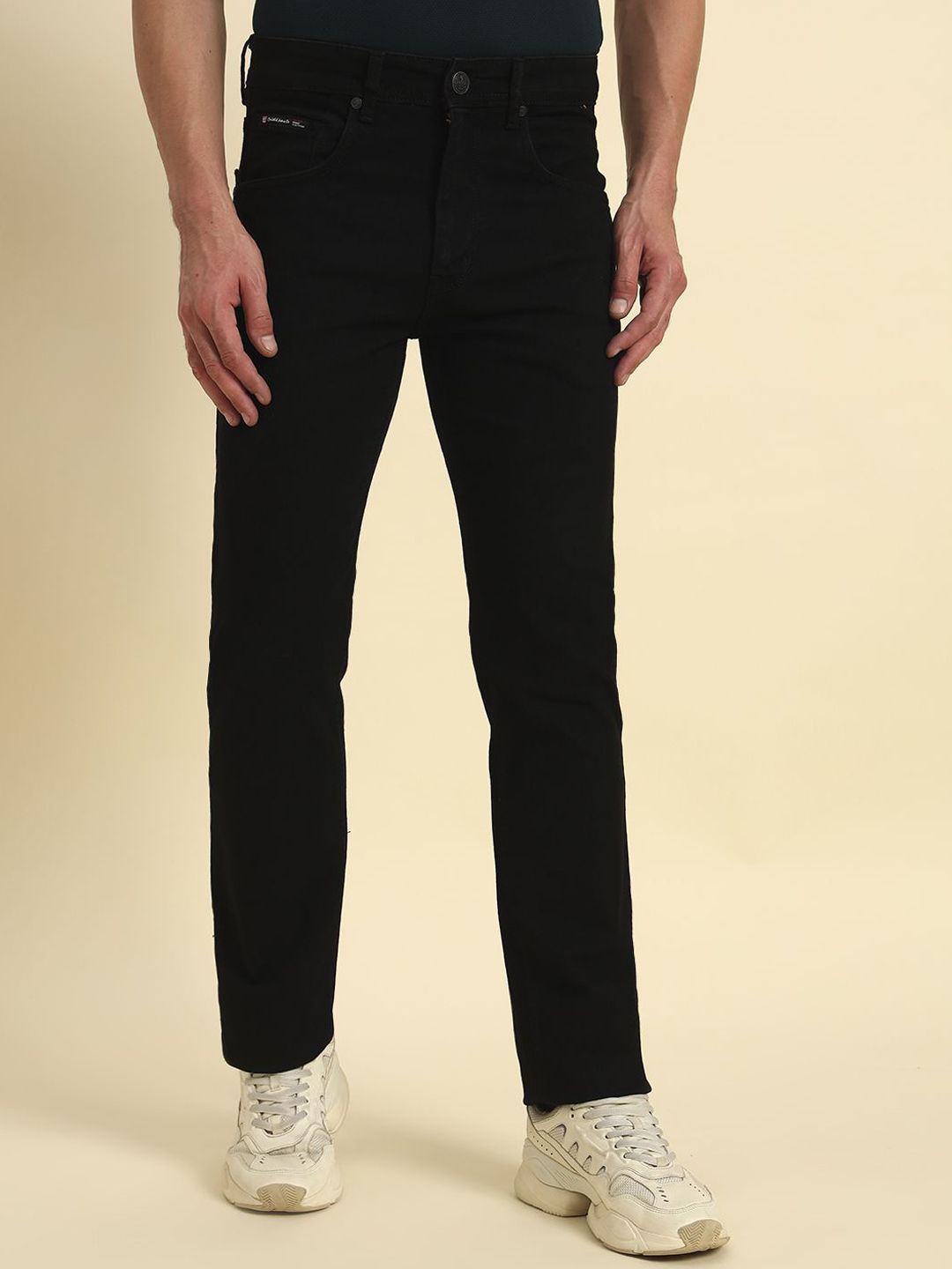 Cantabil Men Jean Regular Fit Mid-Rise Denim Jeans-picture-40