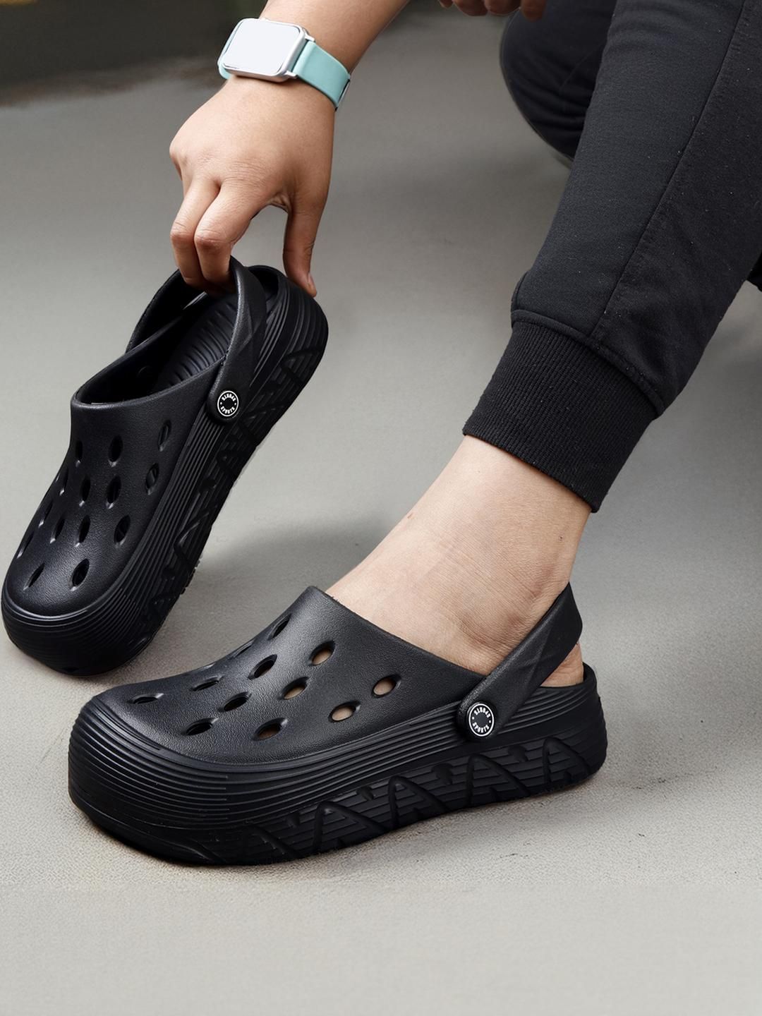 PROUZ black Men Clogs-picture-32