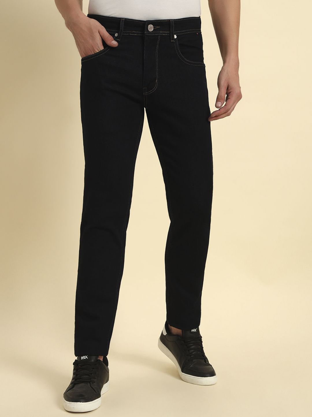 Cantabil Men Jean Regular Fit Mid-Rise Cotton Jeans-picture-37