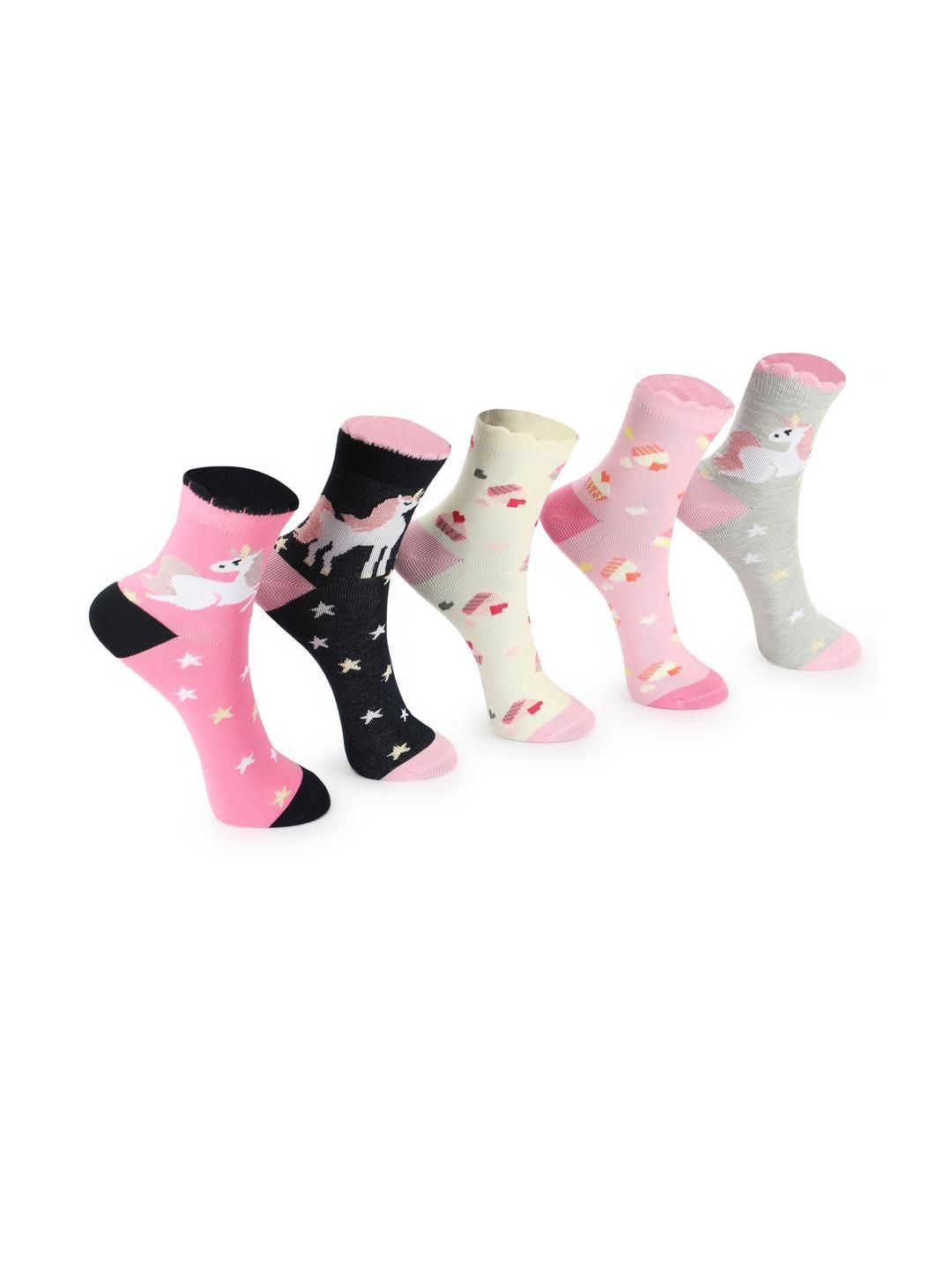 PRIMESOX MOVE ON 5 Pair Kids Cotton Socks-picture-2