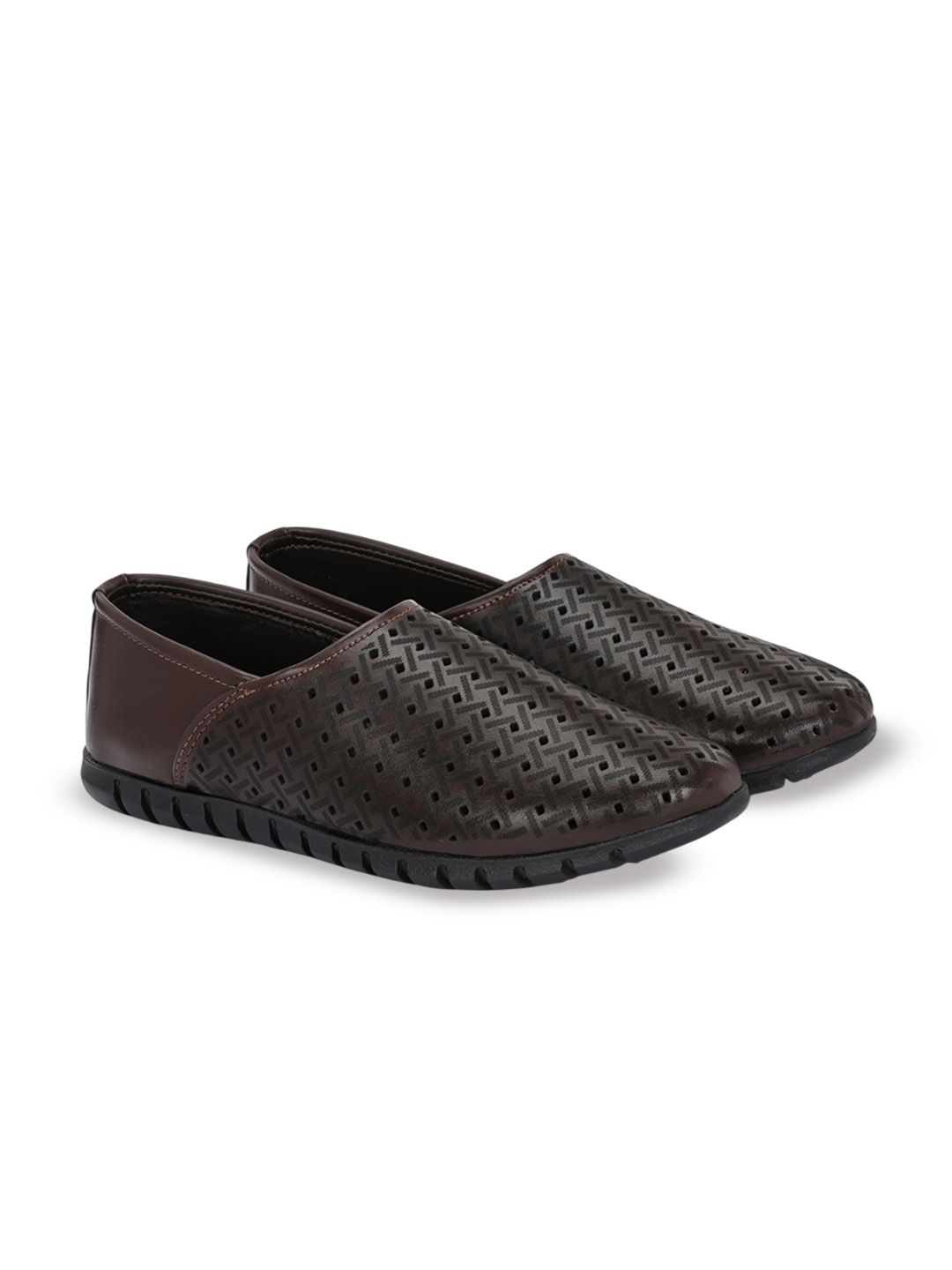 Azzaro Black Men Leather Formal Slip-Ons-image-20