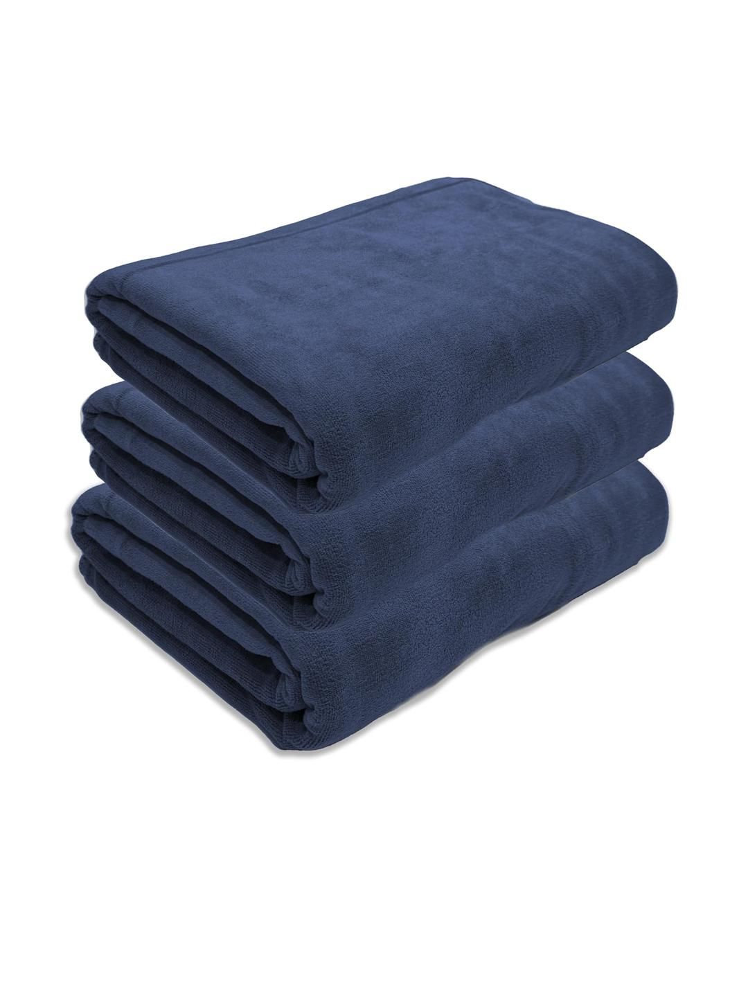 Black gold Set Of 3 Striped Towel Set-picture-44