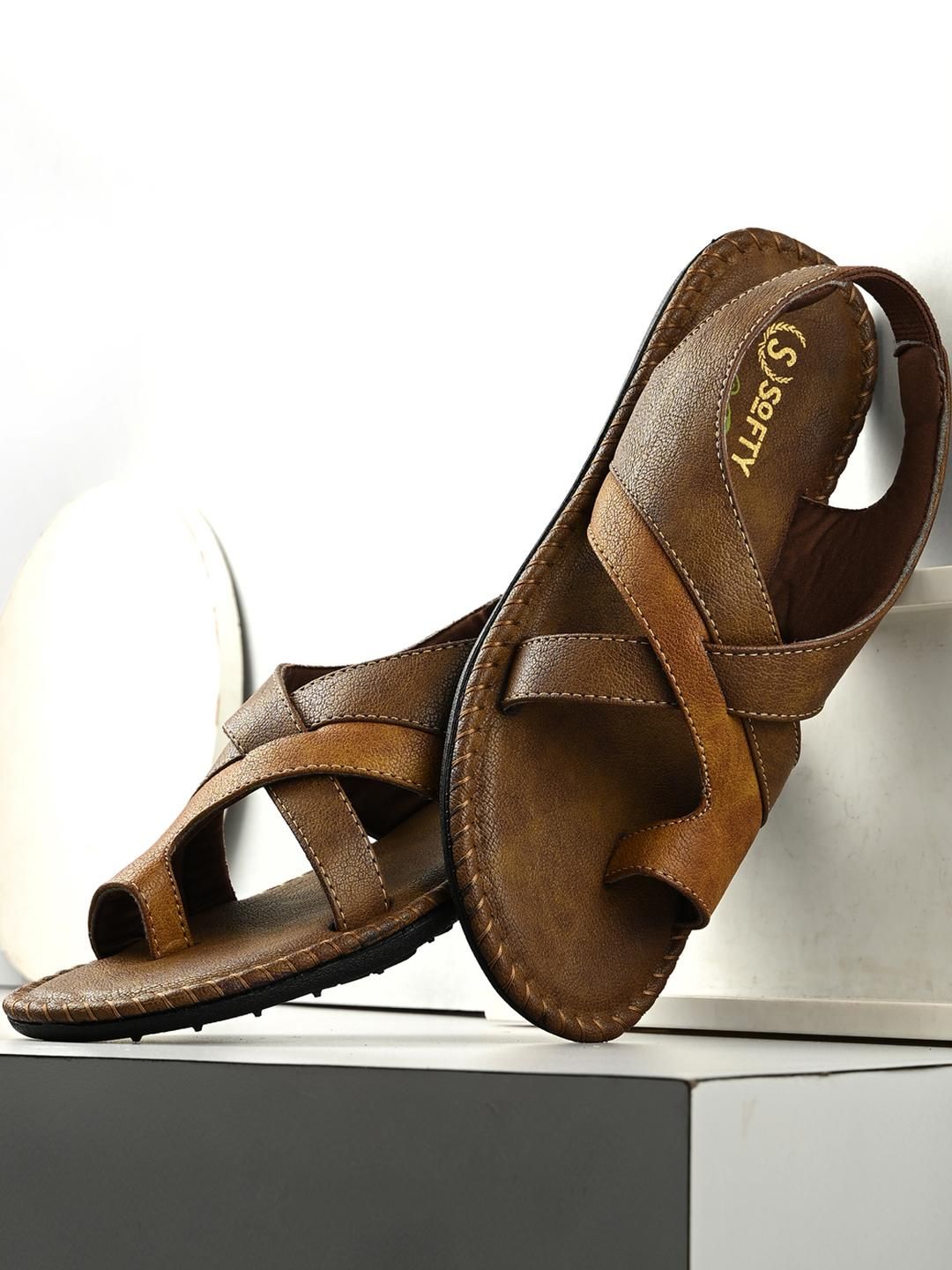 SOFTY VEGEN Men Ethnic Comfort Sandals-picture-33