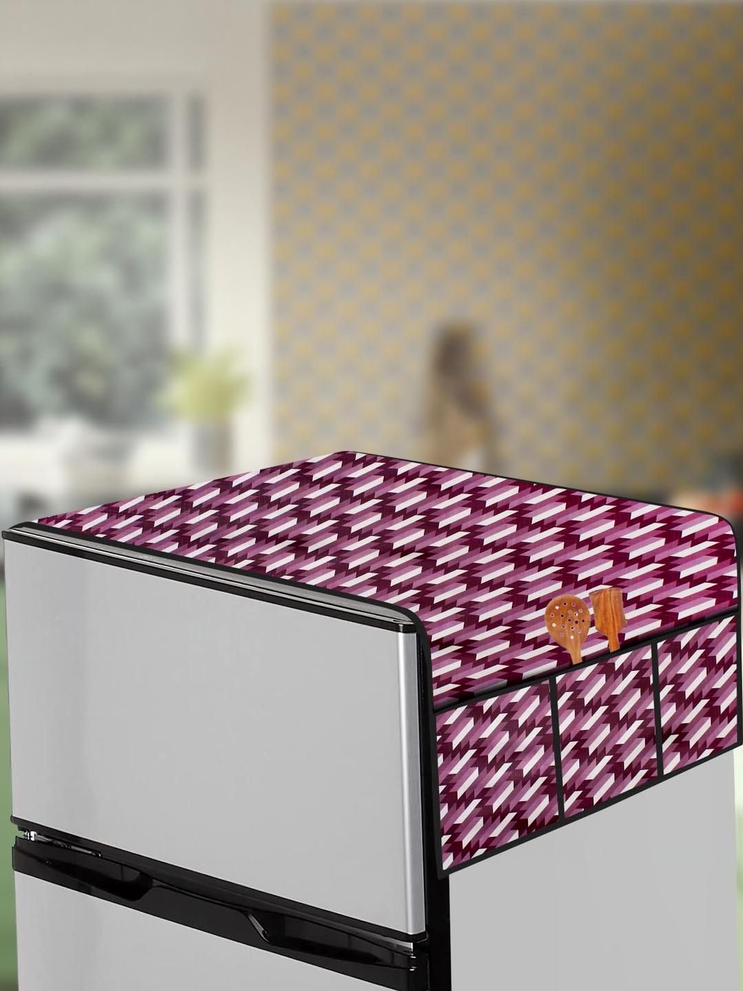 The Furnishing Tree Violet Printed Refrigerator Cover-picture-39