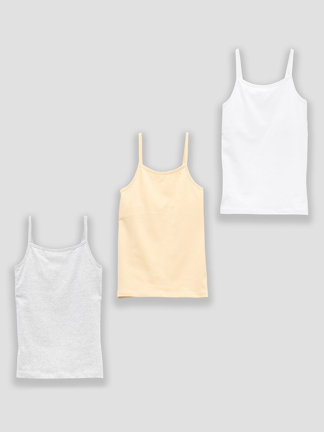 YUV Girls Pack of 3 Padded Camisoles