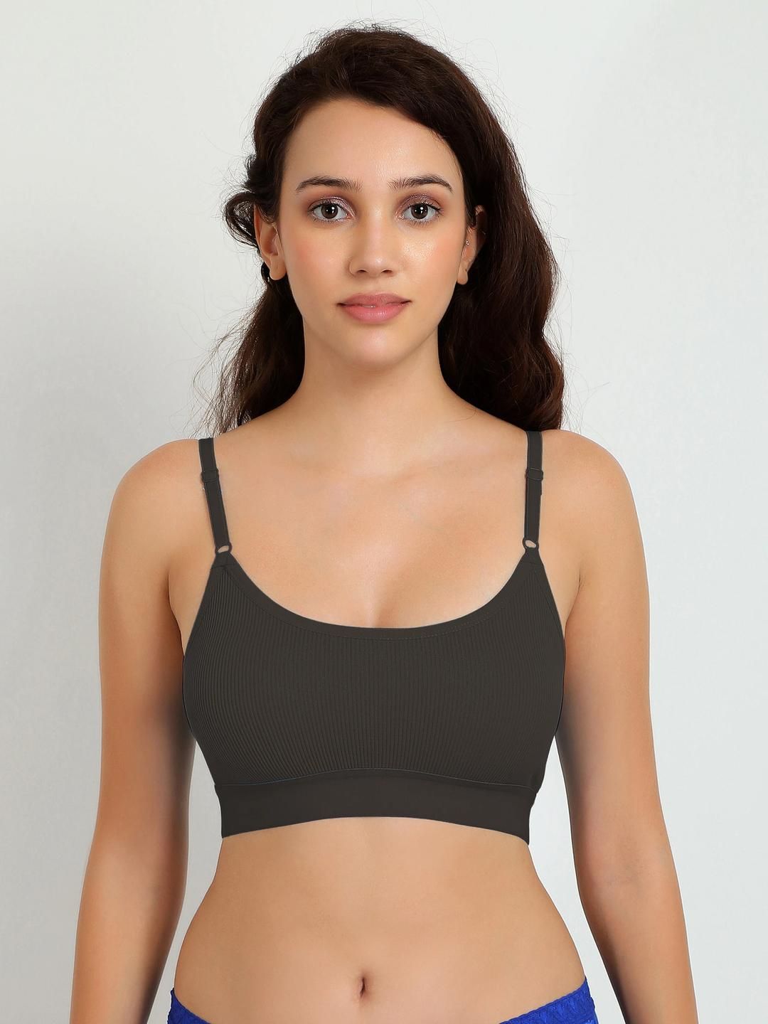 Samvar Black Cotton Non-Wired Non Padded Minimizer Bra-picture-35