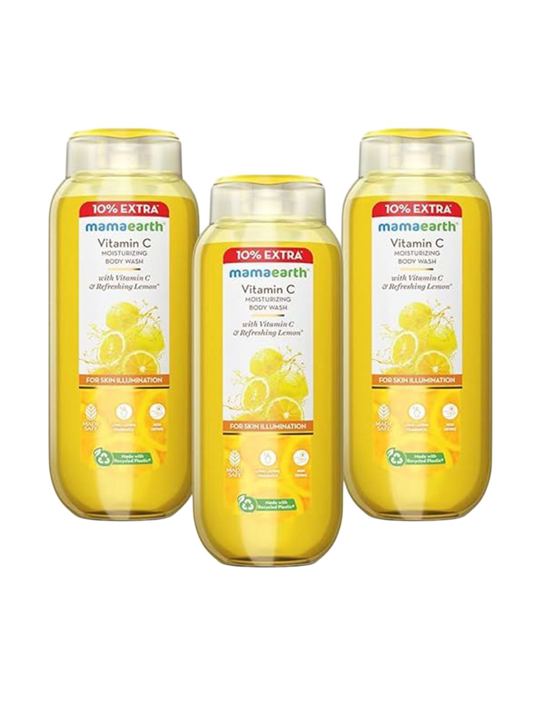 Mamaearth Set Of 3 Vitamin C Moisturizing Body Wash - 275ml Each-picture-19