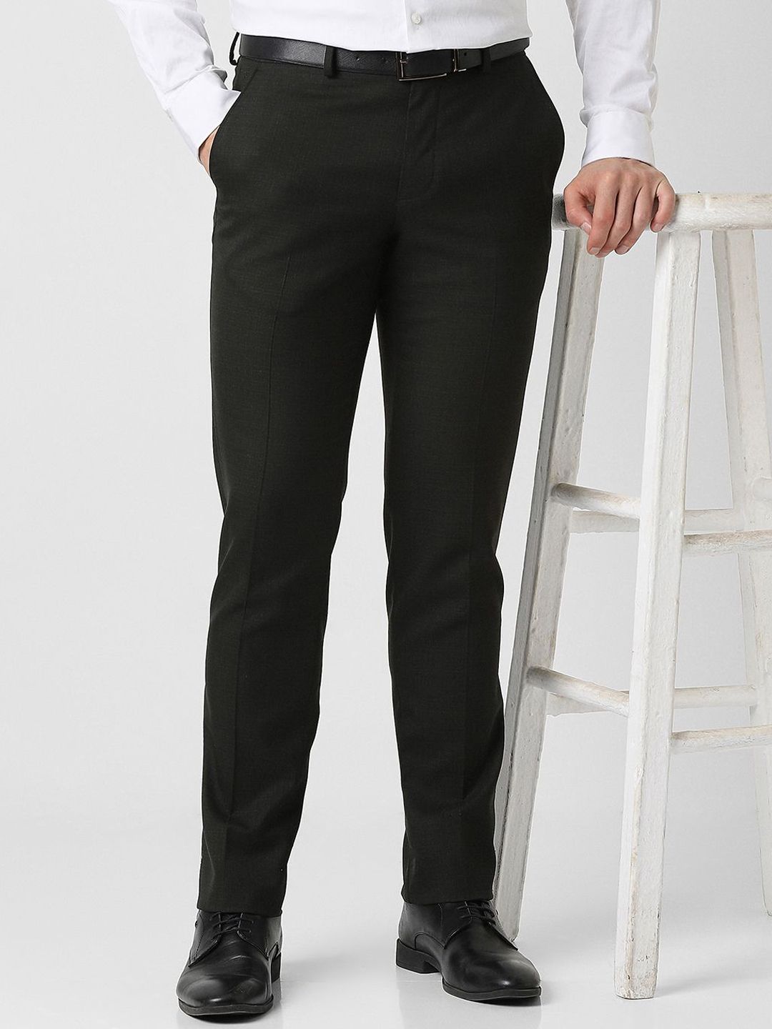 Van Heusen Men Slim Fit Formal Trousers-picture-37