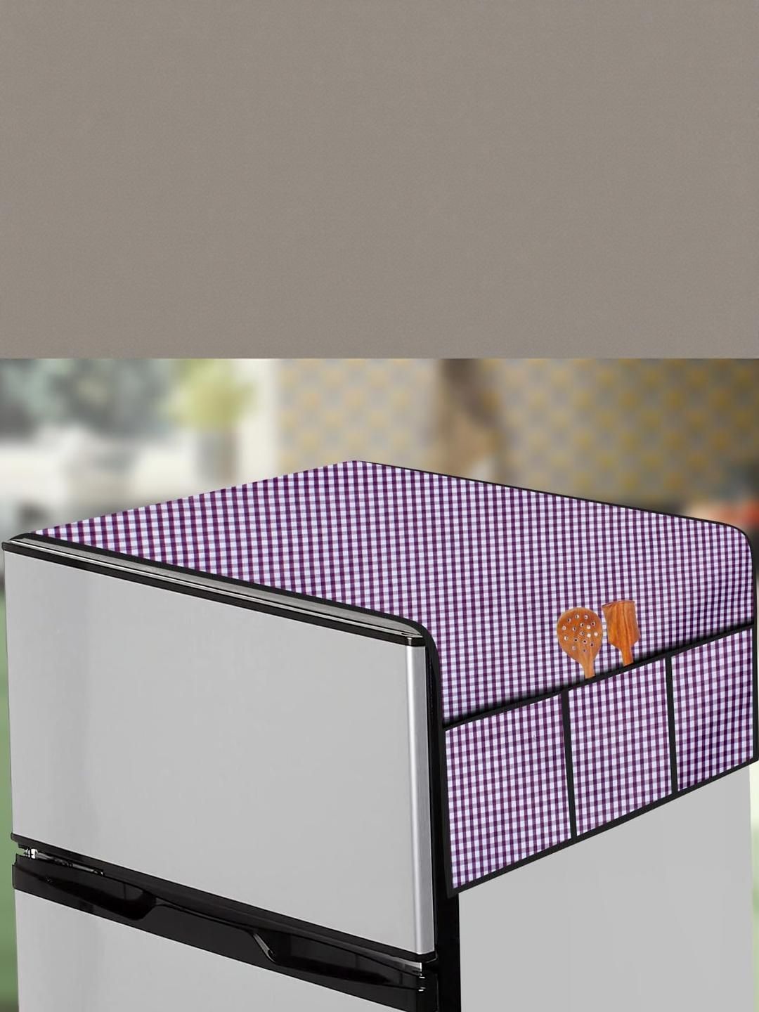 The Furnishing Tree Violet Printed Refrigerator Cover-picture-35