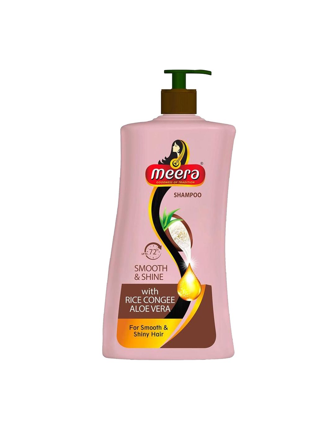 MEERA Smooth & Shine Shampoo With Rice Kanji & Aloe Vera - 650 ml-image-16