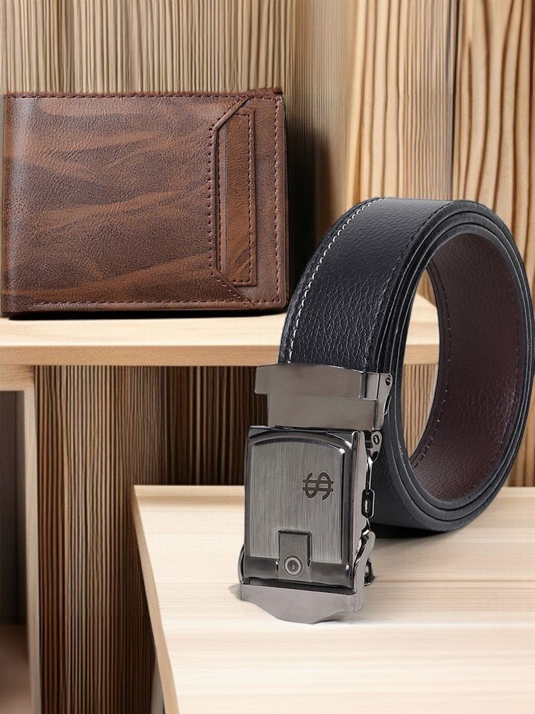 Provogue Men Accessory Gift Set of Wallet and Belt-picture-36