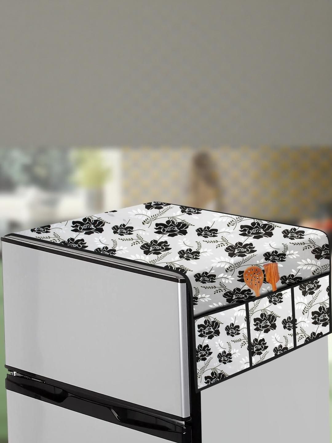 The Furnishing Tree Grey Plastic Refrigerator Cover-picture-12