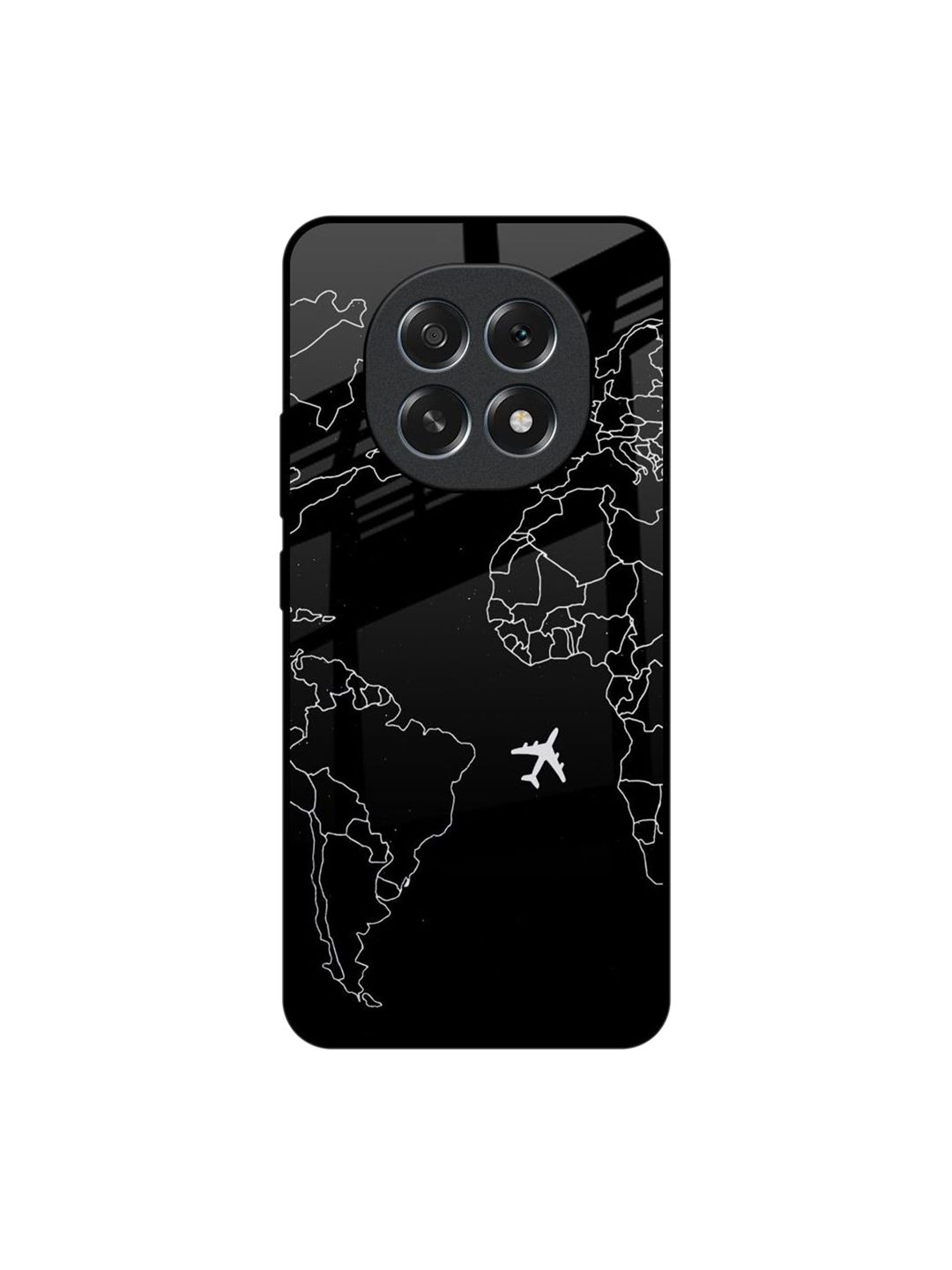 QRIOH Unisex Quirky Printed Oppo F29 5G Dark Fly Glass Case Mobile Accessories-picture-0