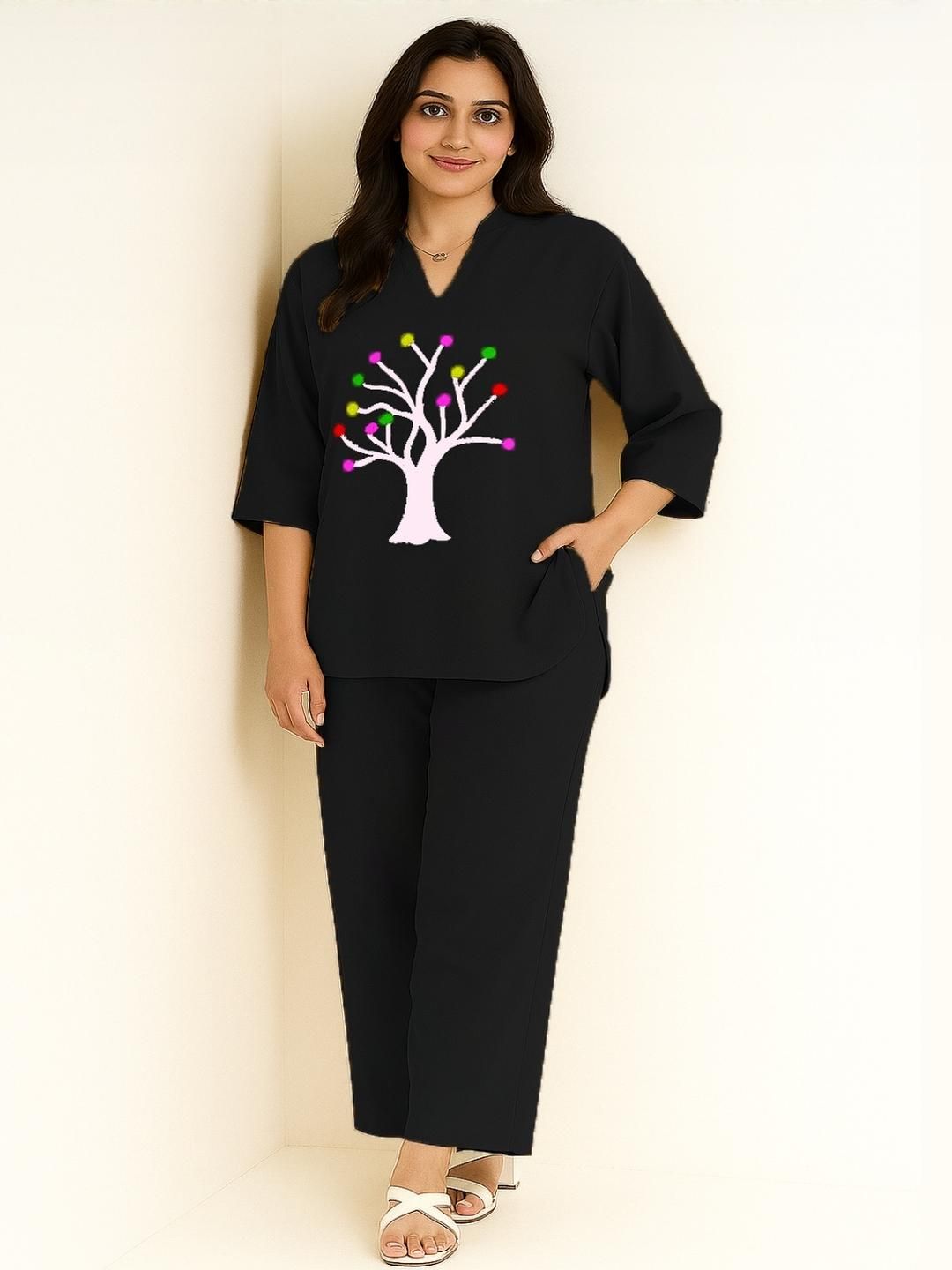 Naida Women Black Co-Ords-picture-18