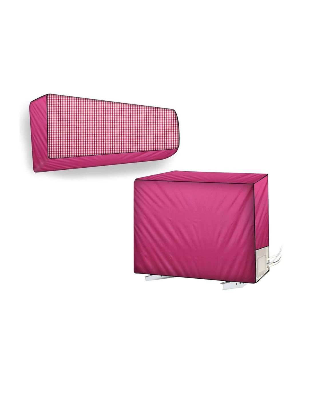 The Furnishing Tree Pink Printed Air Conditioner Cover-picture-21