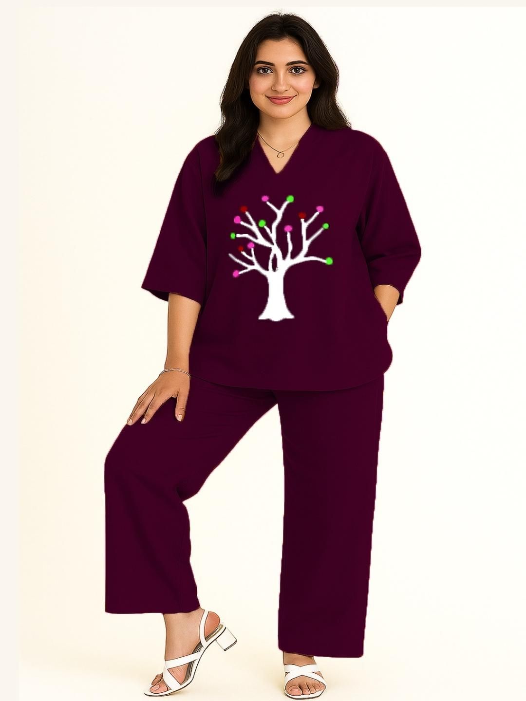 Naida Printed T-shirt & Trousers Co-Ords-picture-20