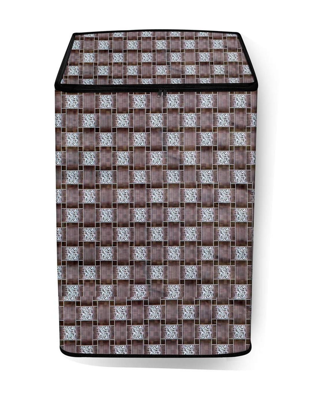 The Furnishing Tree Washing Machine Cover Basketweave Pattern Multicolor Compatible for Whirlpool 8-picture-39