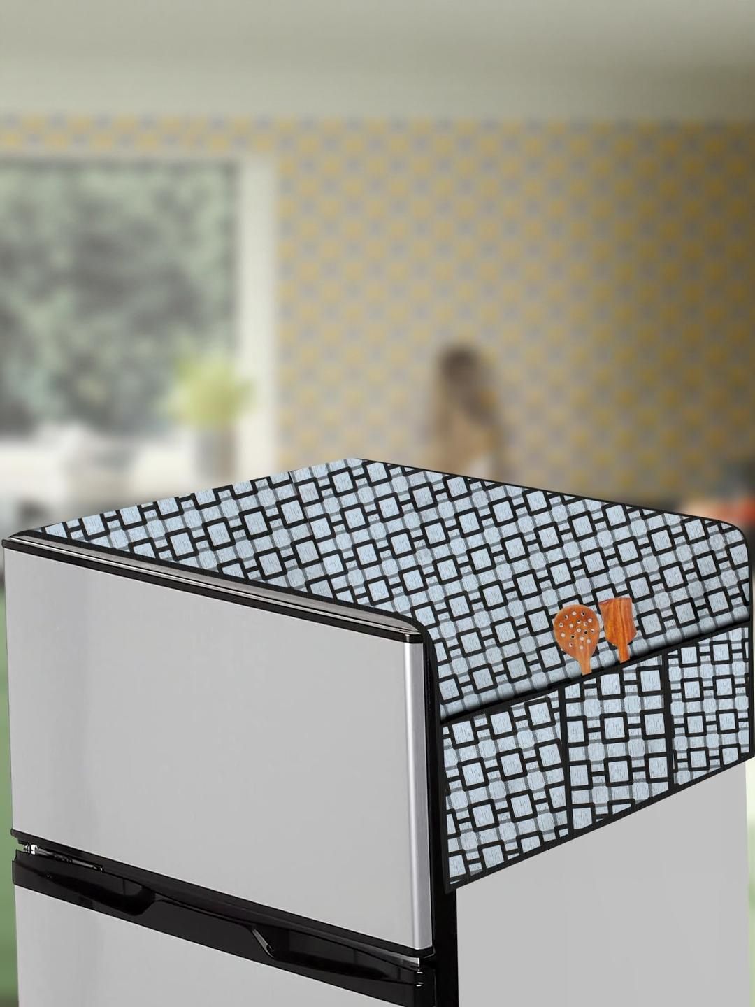 The Furnishing Tree Grey Plastic Refrigerator Cover-picture-17