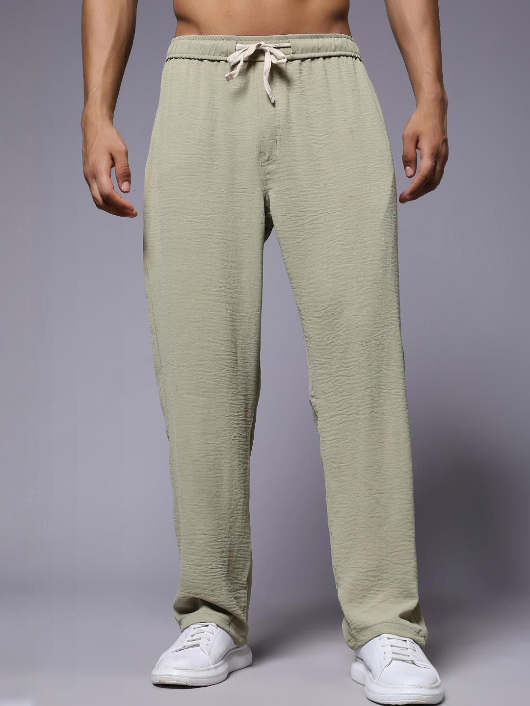 pronk Cotton Pants for Men Lounge Style | Relaxed Fit-picture-30