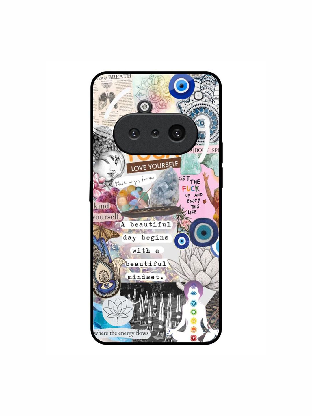 QRIOH Typography Printed Nothing Phone 3a Back Case Mobile Accessories-picture-57