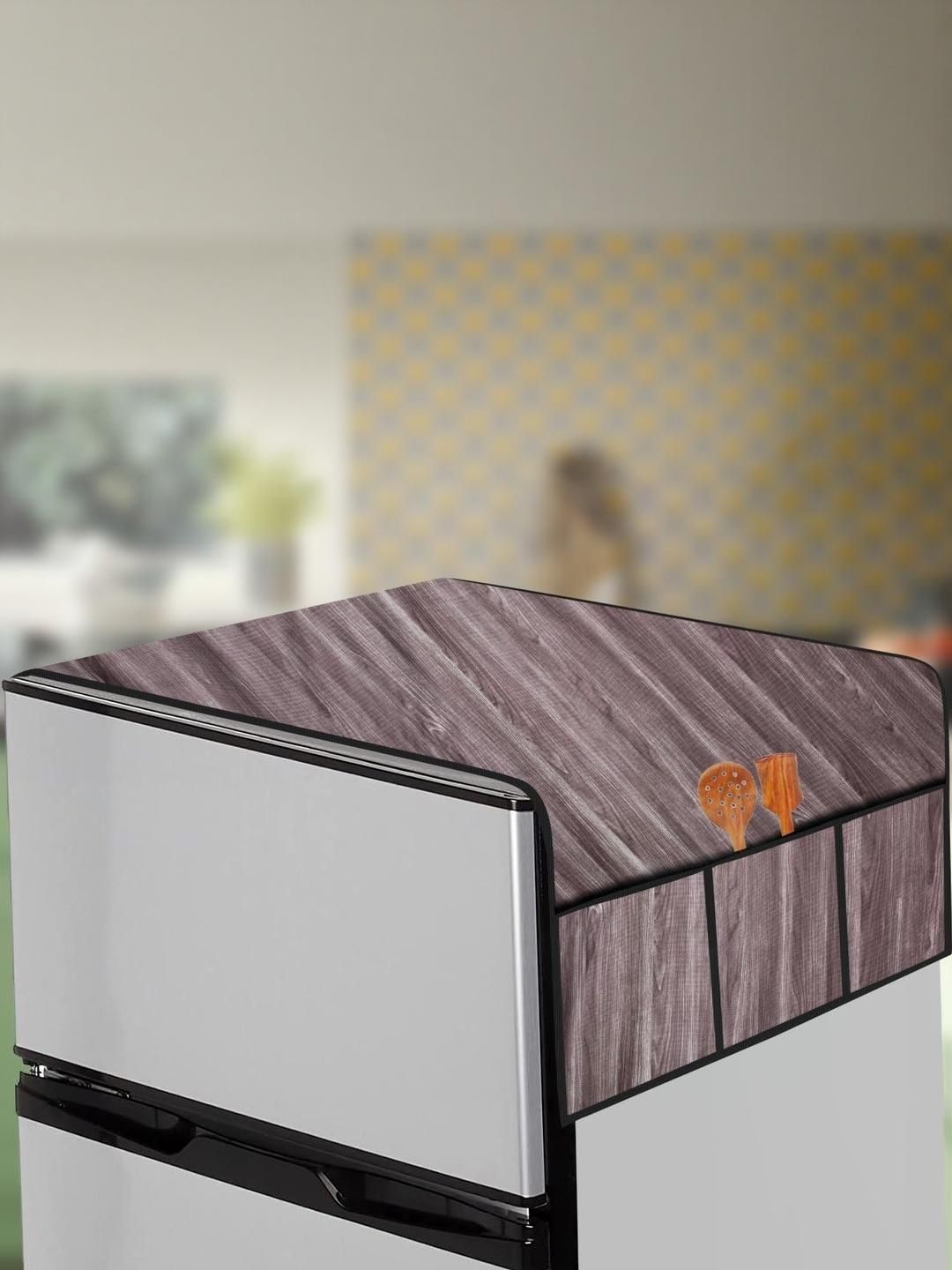 The Furnishing Tree Grey Printed Refrigerator Cover-picture-17