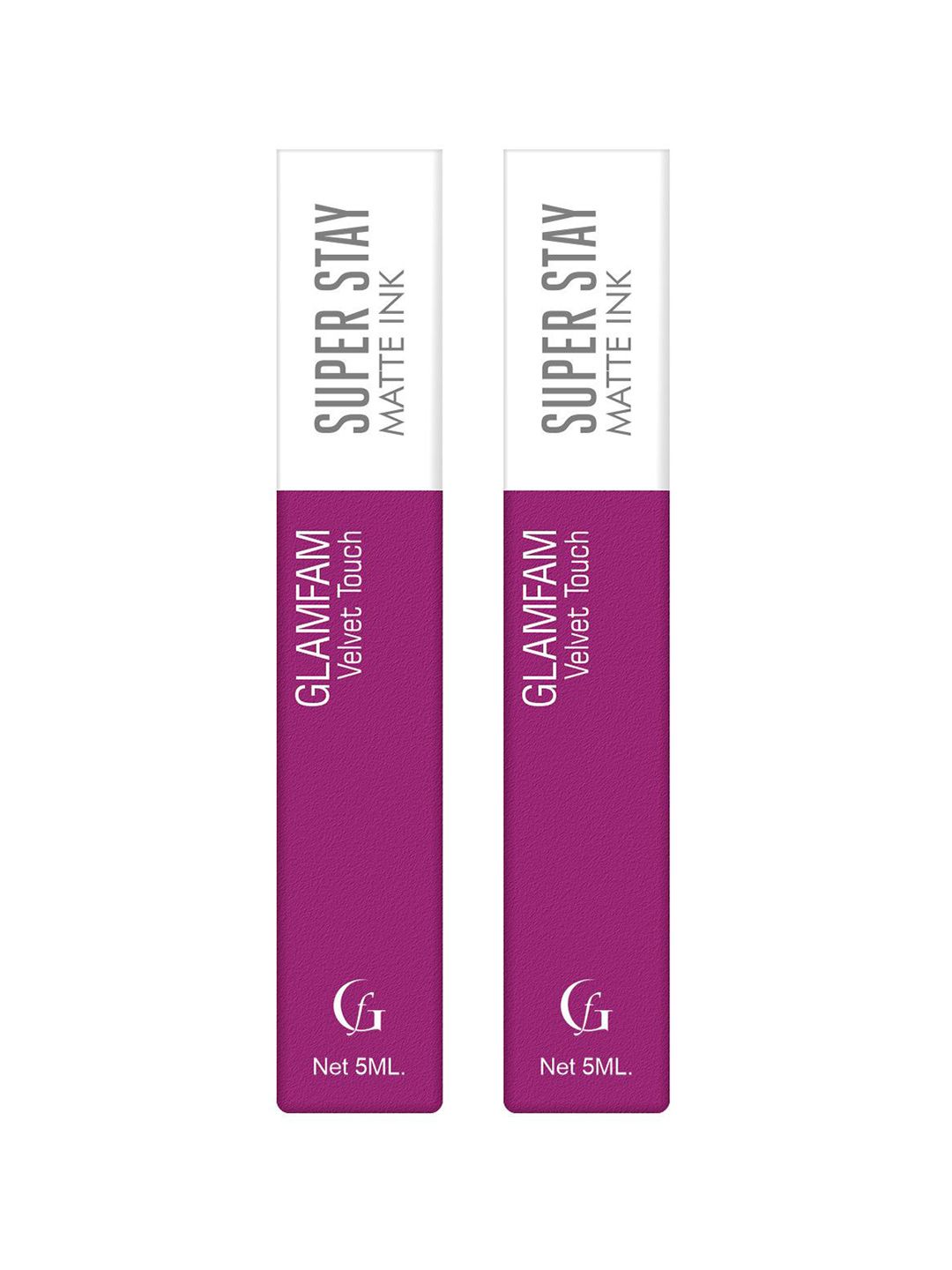 GlamFam Set Of 2 Super Stay Liquid Lipstick - 5 ml Each - Turkish Rose - 08-image-5