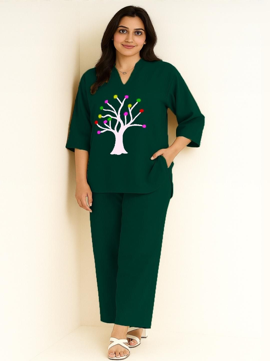 Naida Women Green Co-Ords-picture-34