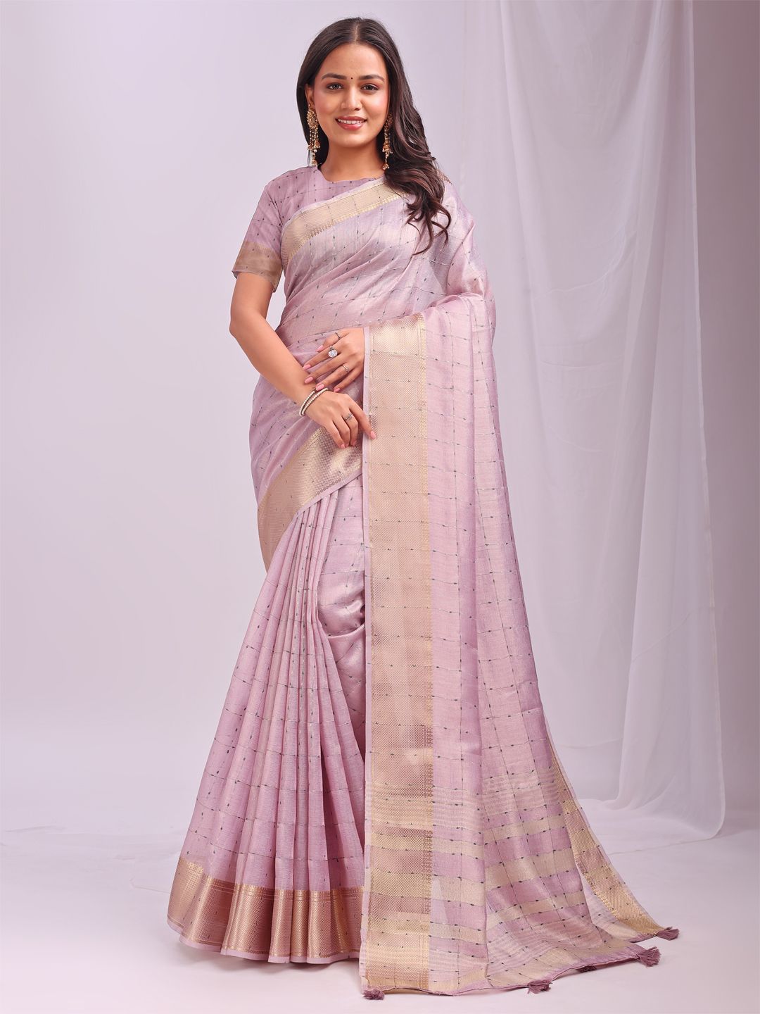 Astita Woven Design Zari Organza Saree-picture-24