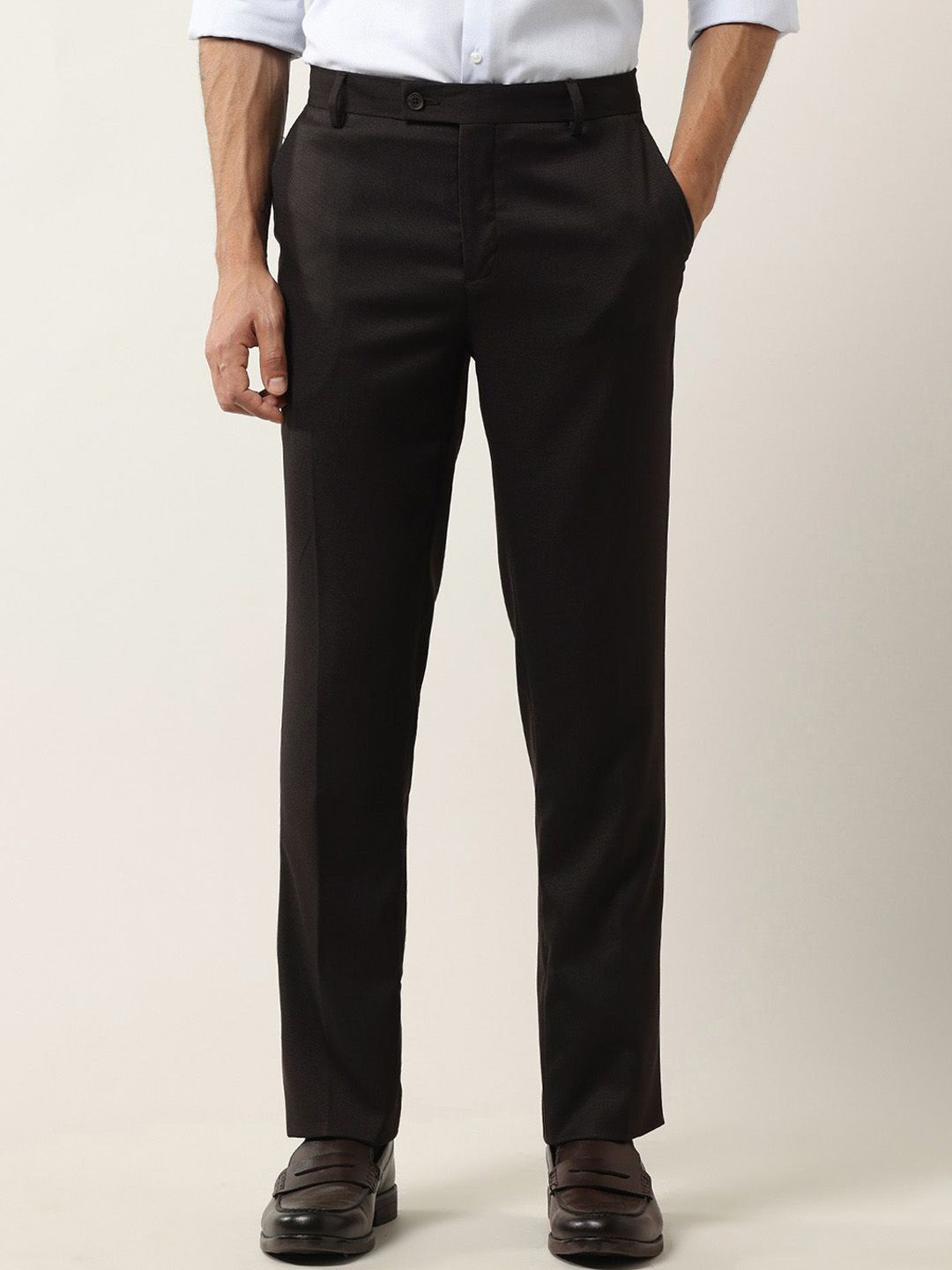 Arrow Men Tapered Fit Formal Trousers-picture-14