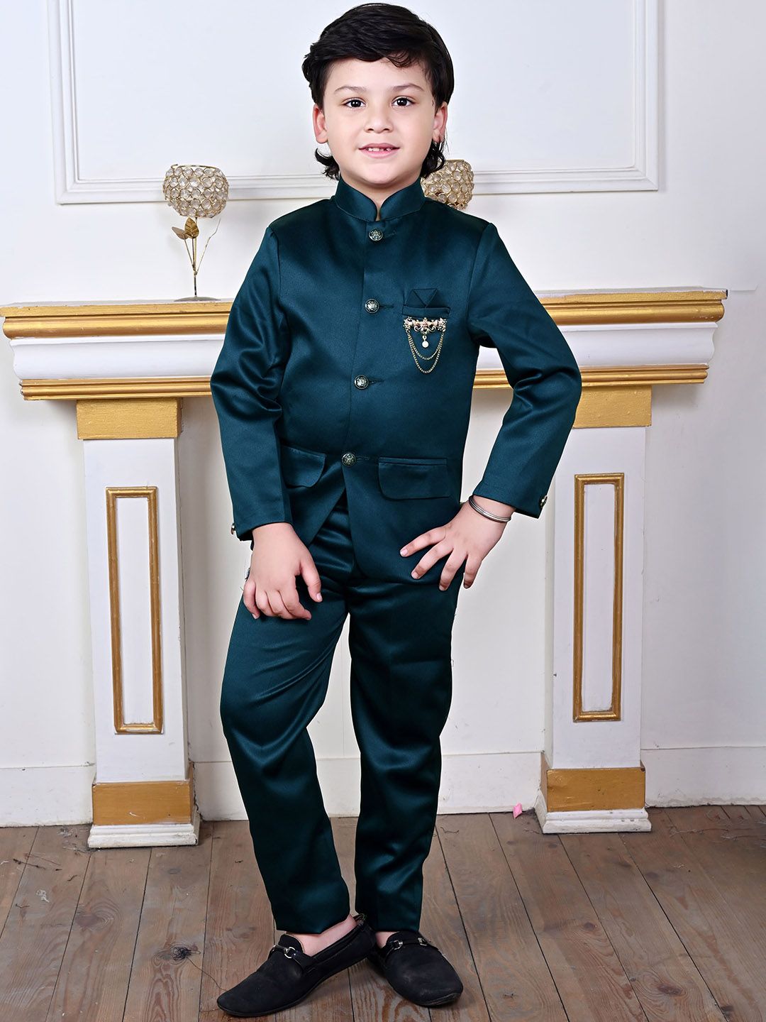 Sangria Boys Single-Breasted Jodhpuri Suit-picture-40