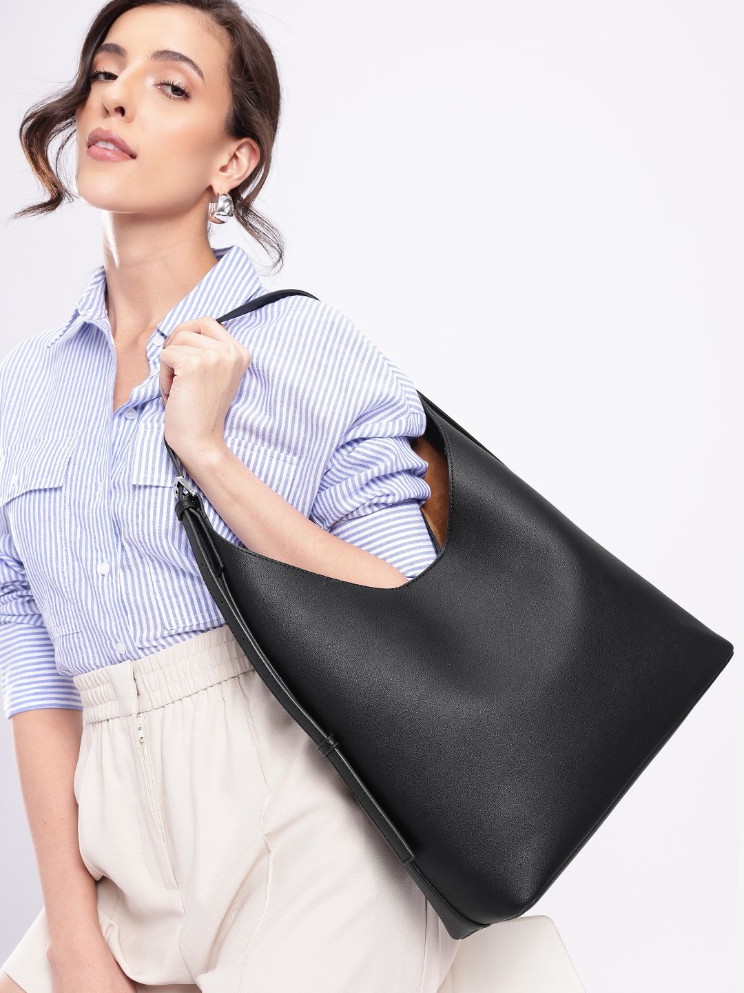 MANGO Structured Shoulder Bag-picture-49
