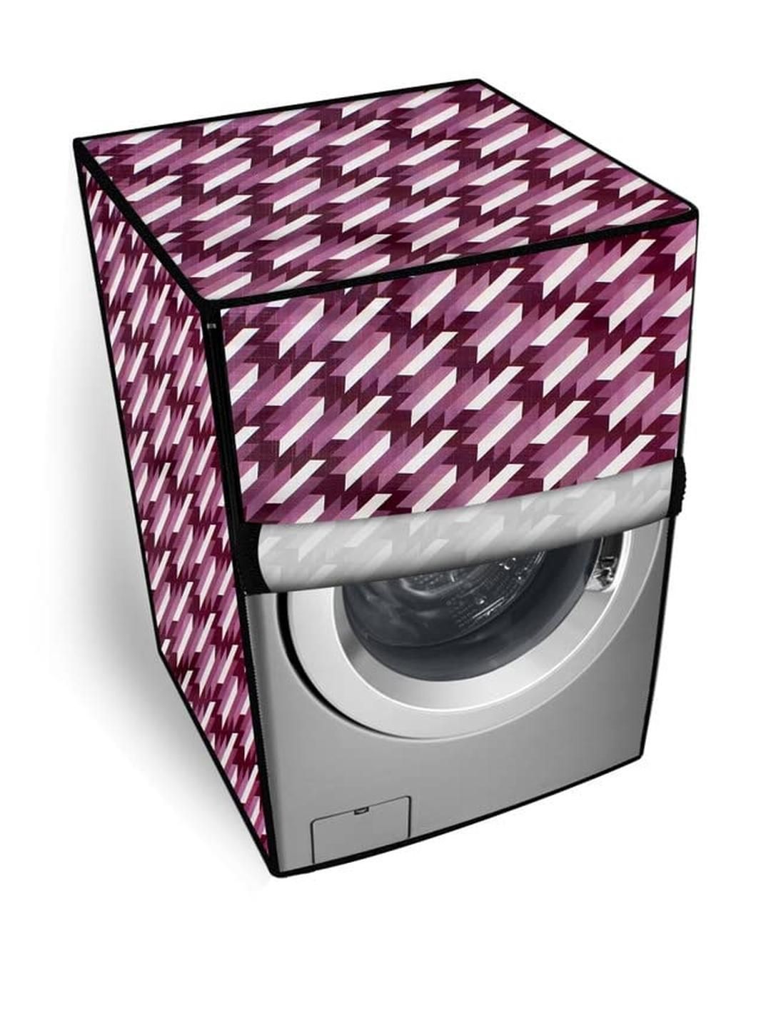 The Furnishing Tree Violet Printed Washing Machine Cover-picture-20