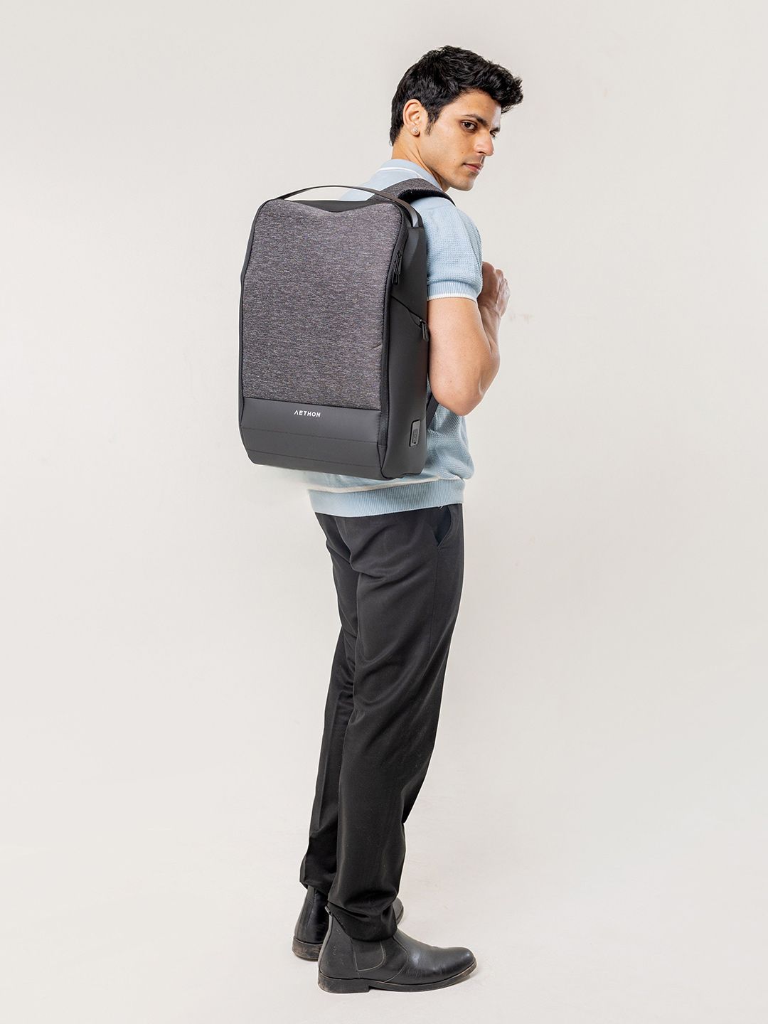 Aethon Unisex Backpack with USB Charging Port-picture-26