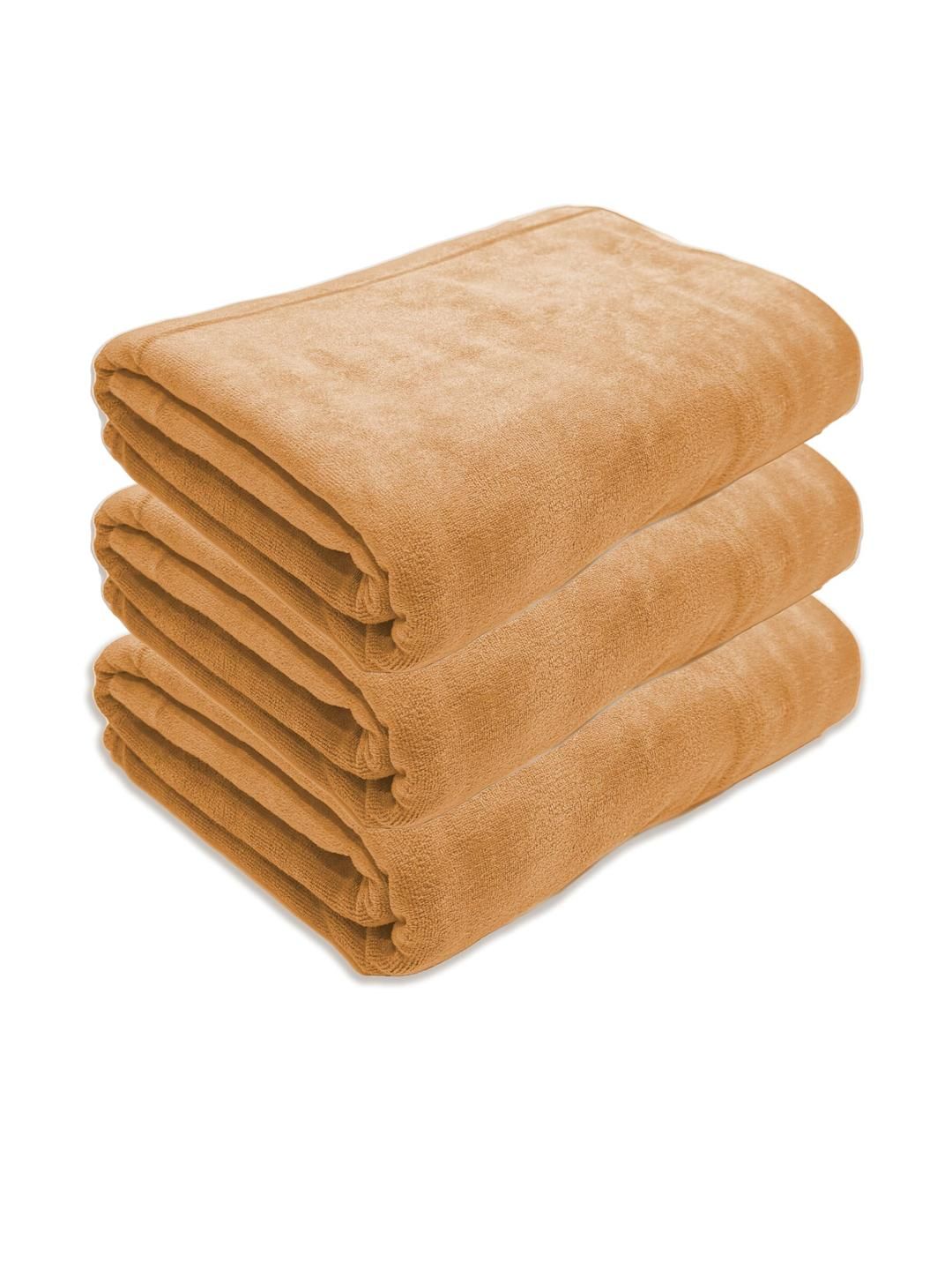 Black gold Set Of 3 Striped Towel Set-picture-35