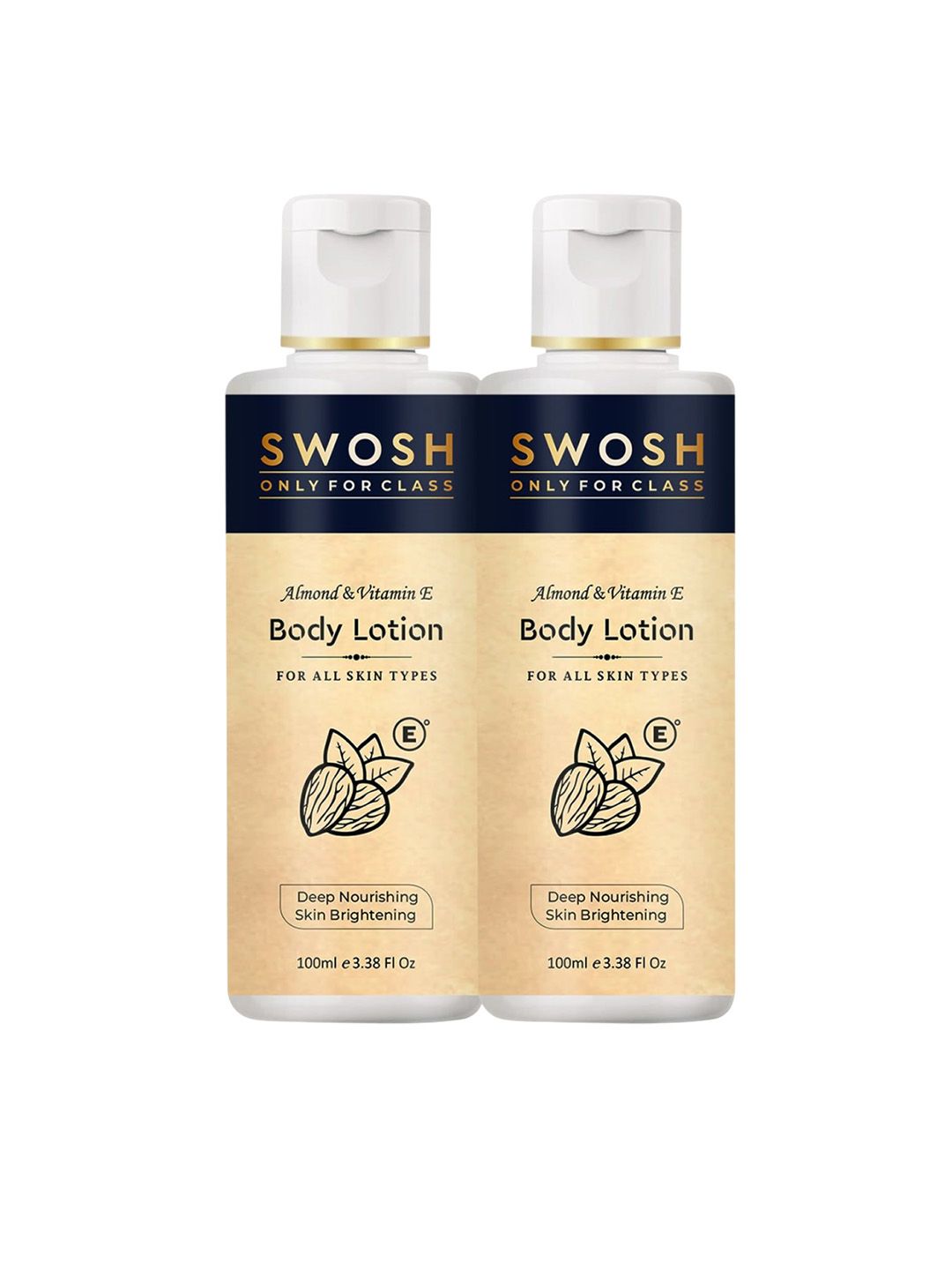 SWOSH Set Of 2 Body Lotion With Almond & Vitamin E- 100 ml Each-image-25