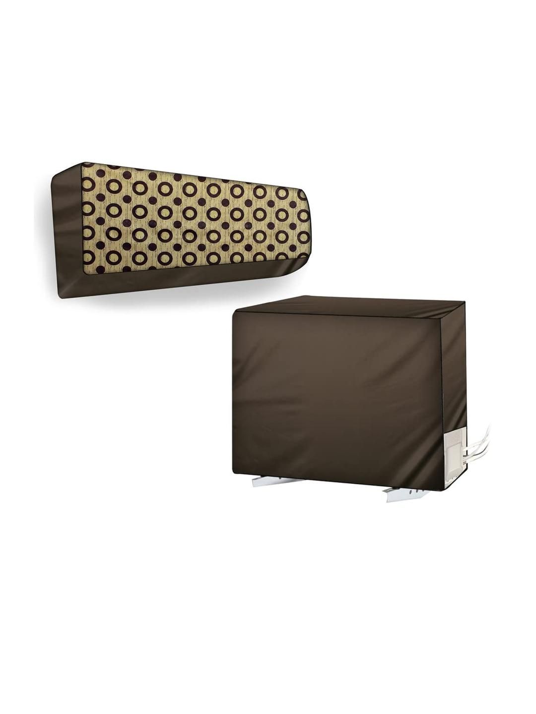 The Furnishing Tree Beige Printed Air Conditioner Cover-picture-11