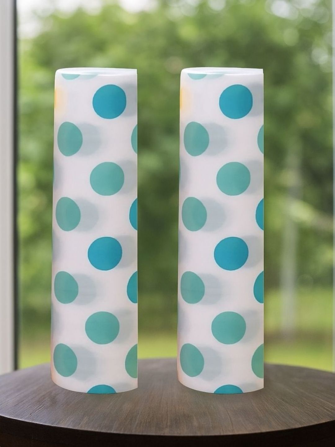 Baskety Blue & White 2 Pieces Dot Printed Anti-Slip Table Mat Organisers-image-27