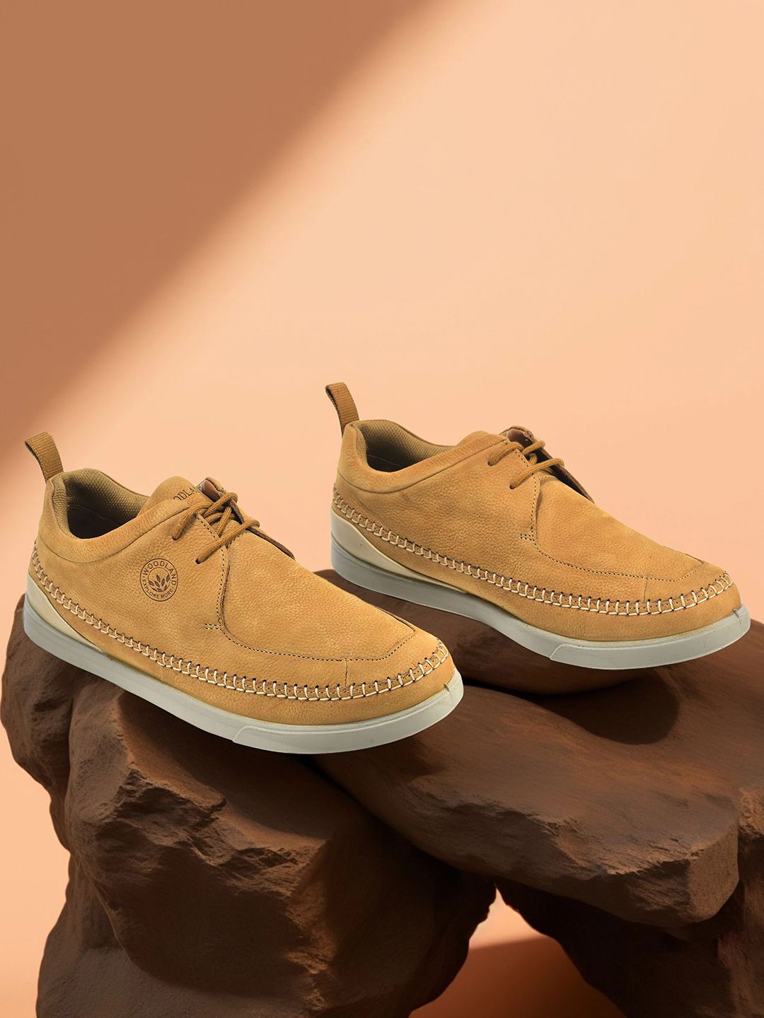 Woodland Men Leather Sneakers-picture-33