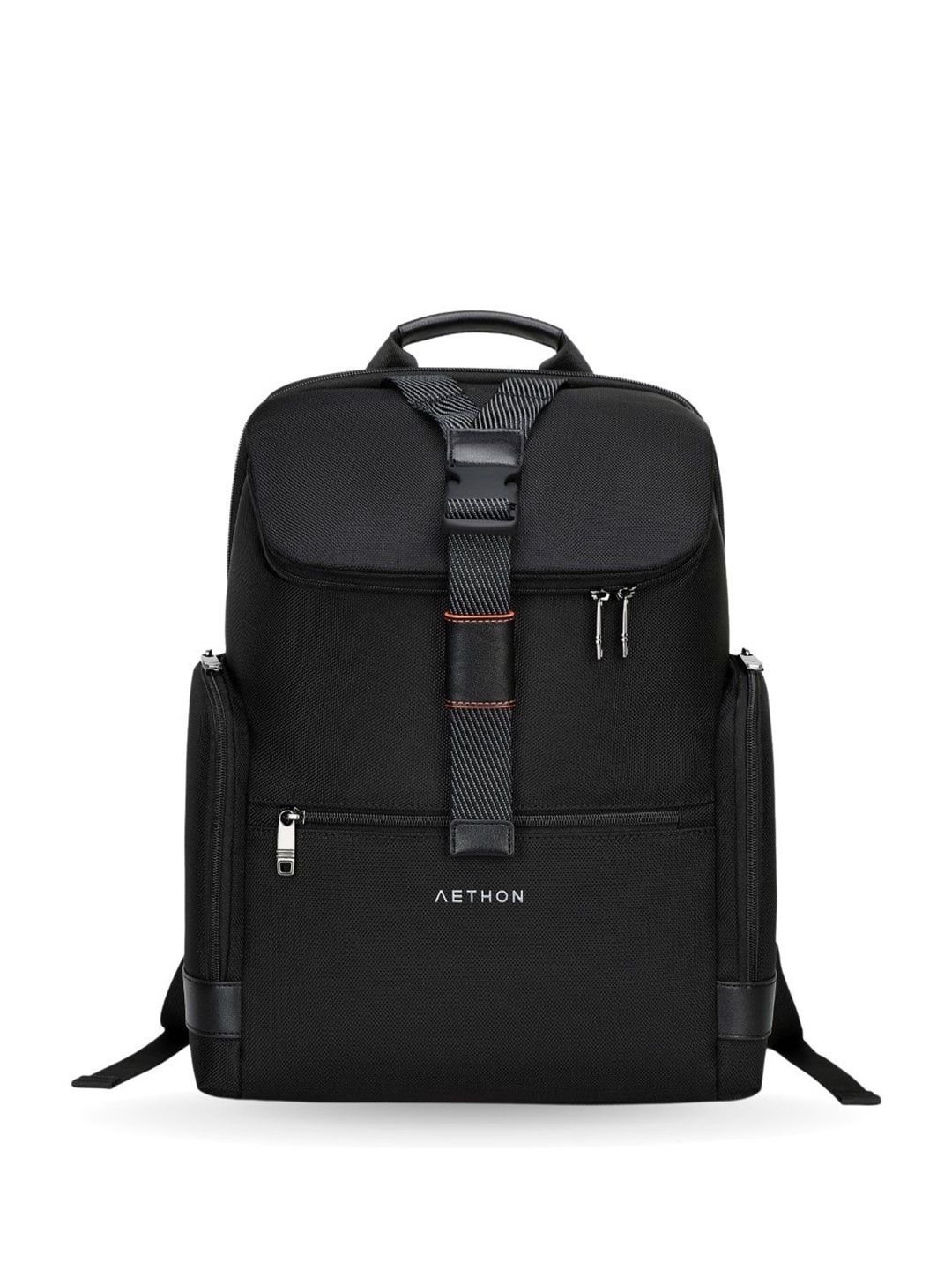 Aethon Unisex Textured Water Resistant Scout Backpack-image-41