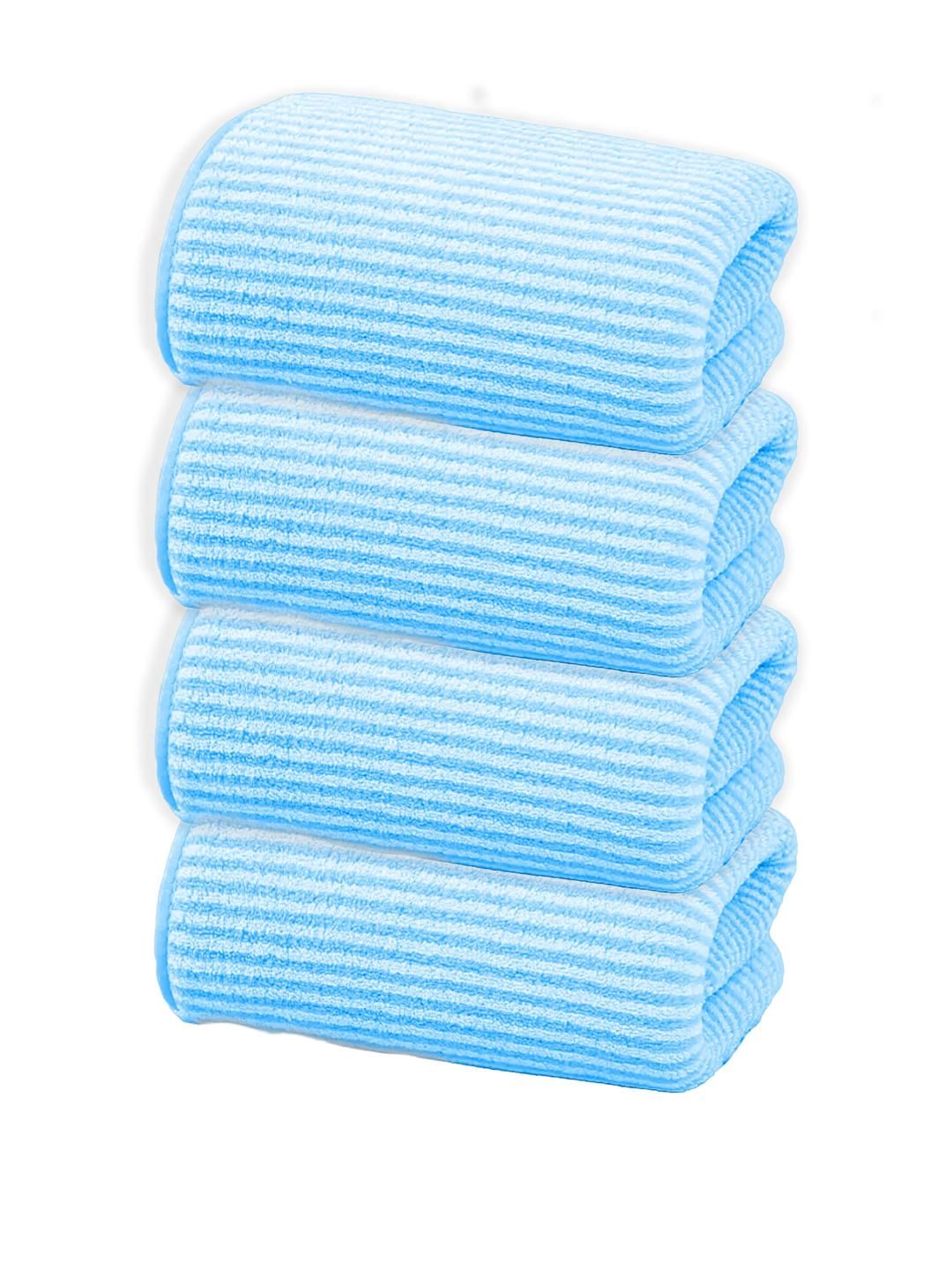 Black gold Set Of 4 Striped Towel Set-picture-47