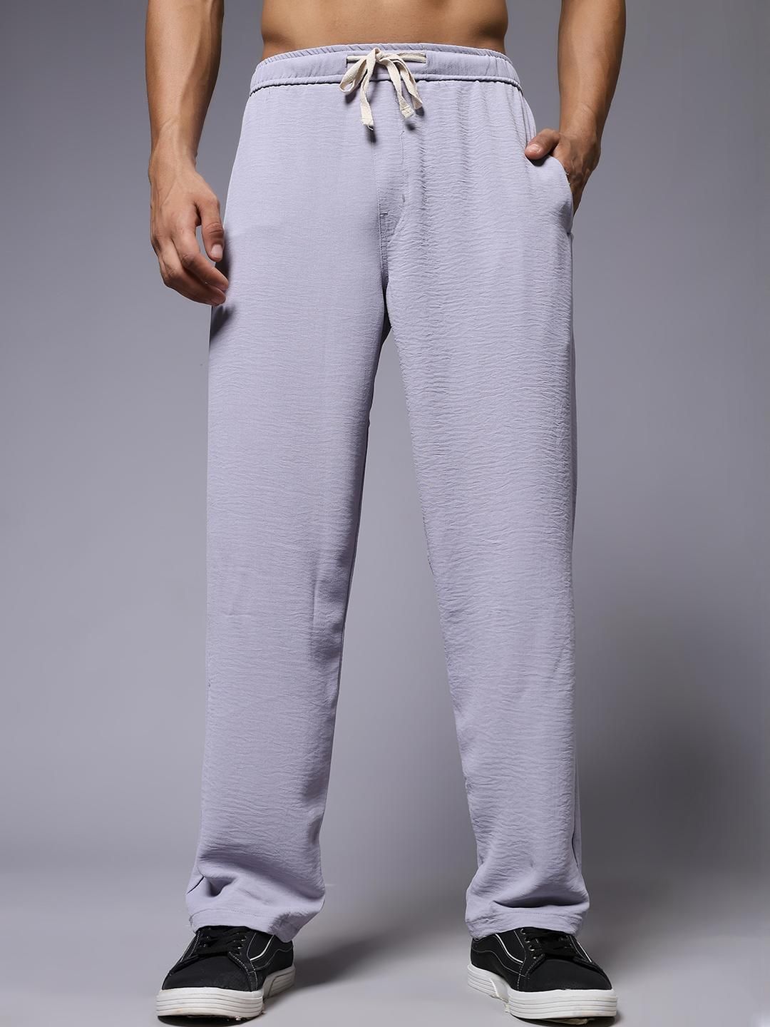 pronk Cotton Pants for Men Lounge Style | Relaxed Fit-picture-32