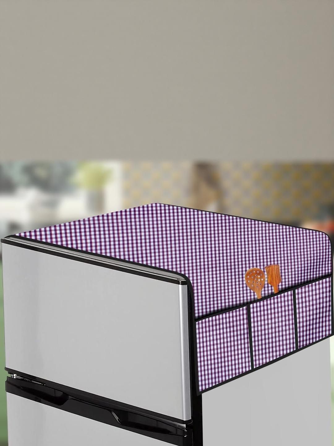 The Furnishing Tree Violet Printed Refrigerator Cover-picture-30