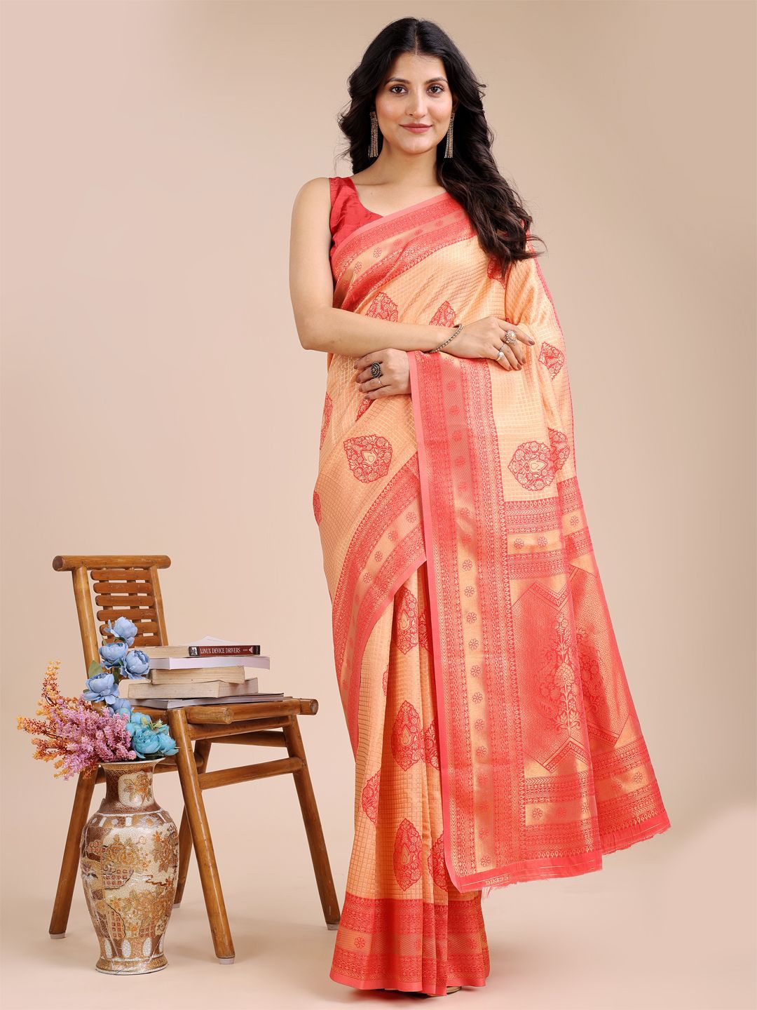 Astita Woven Design Zari Banarasi Saree-picture-15