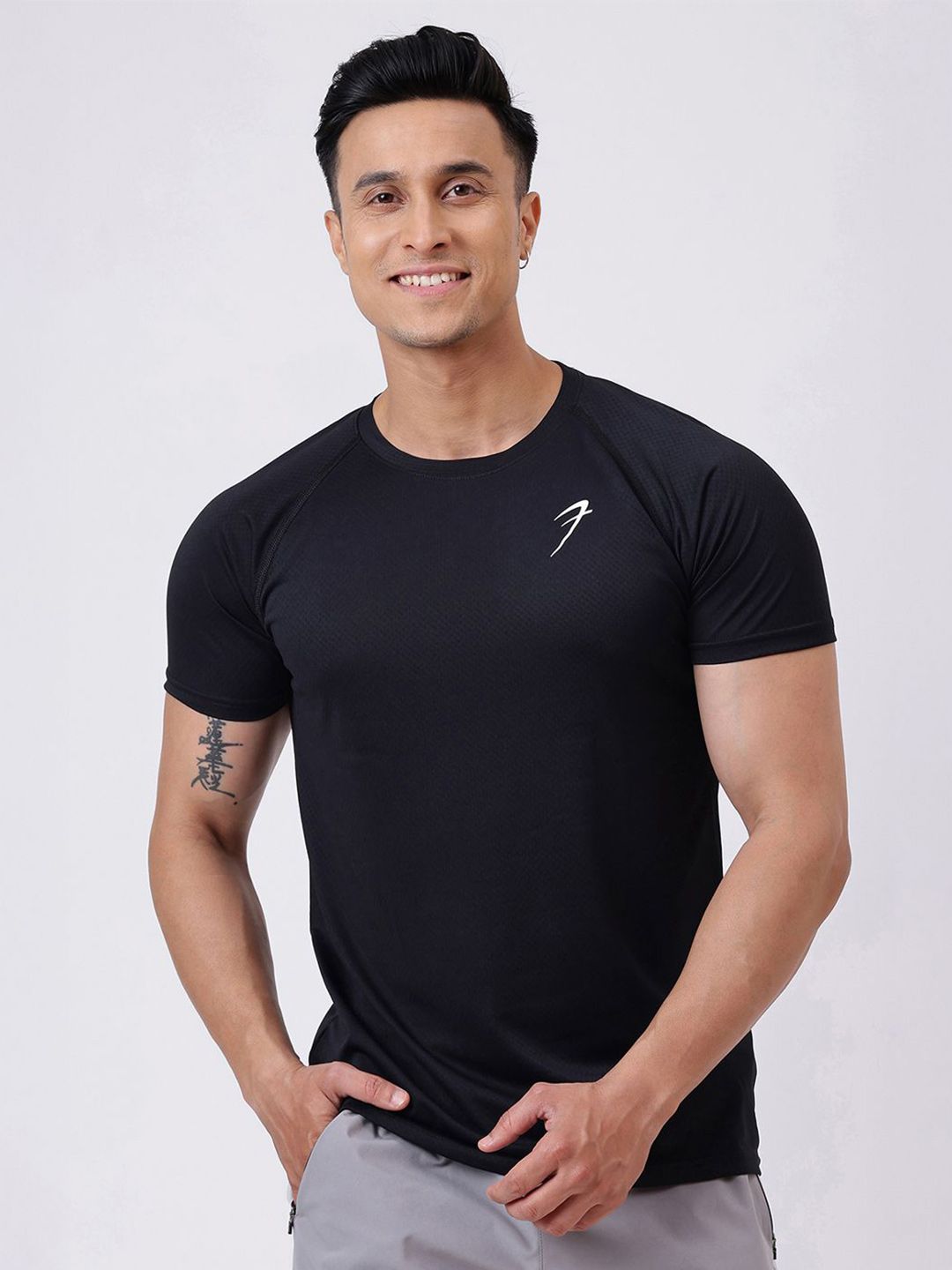 FUAARK 2Slate Round Neck Anti Odour Slim Fit T-Shirt-picture-54